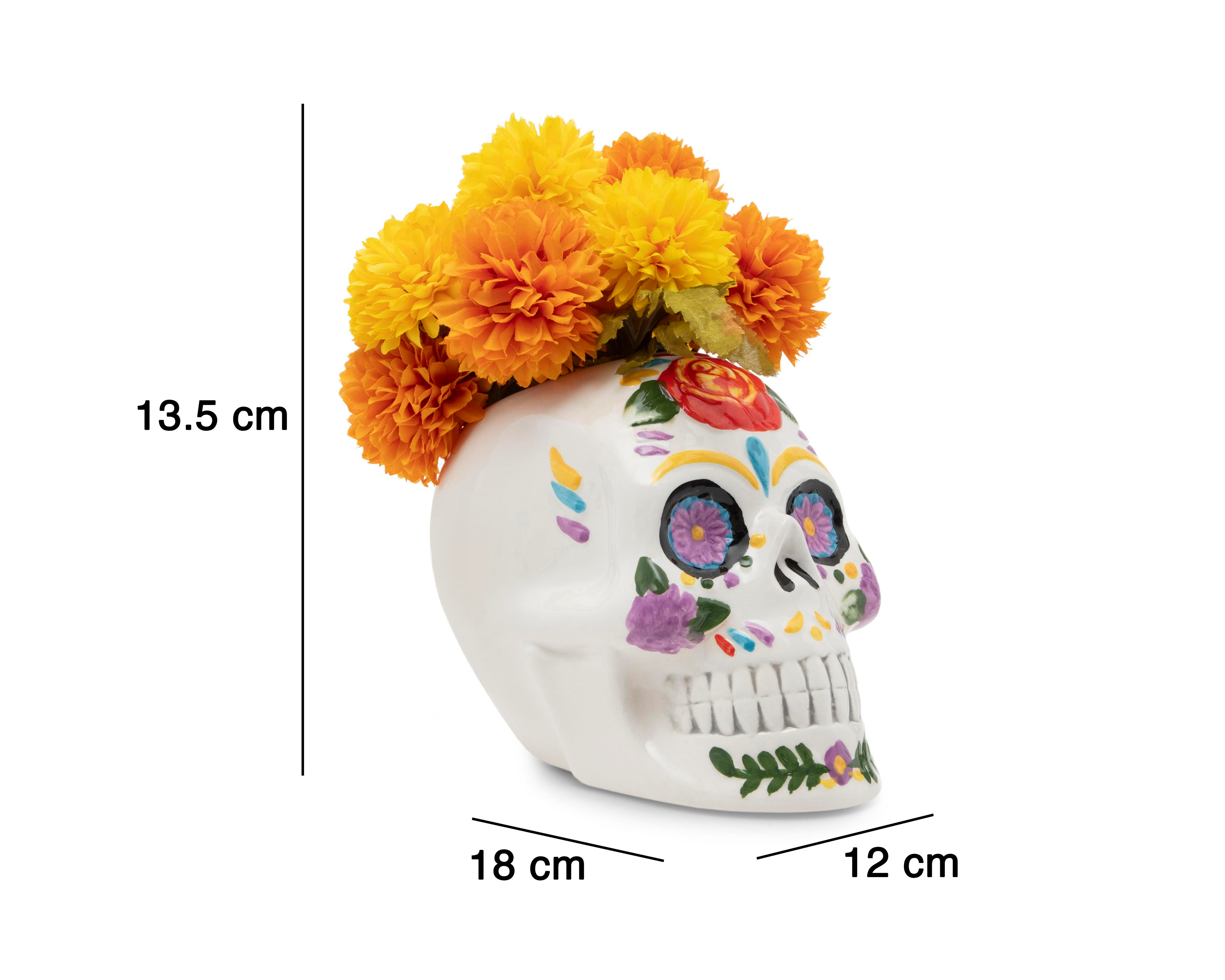 Foto 5 | Planta Artificial Día de Muertos con Maceta Starhaus 13.5 cm
