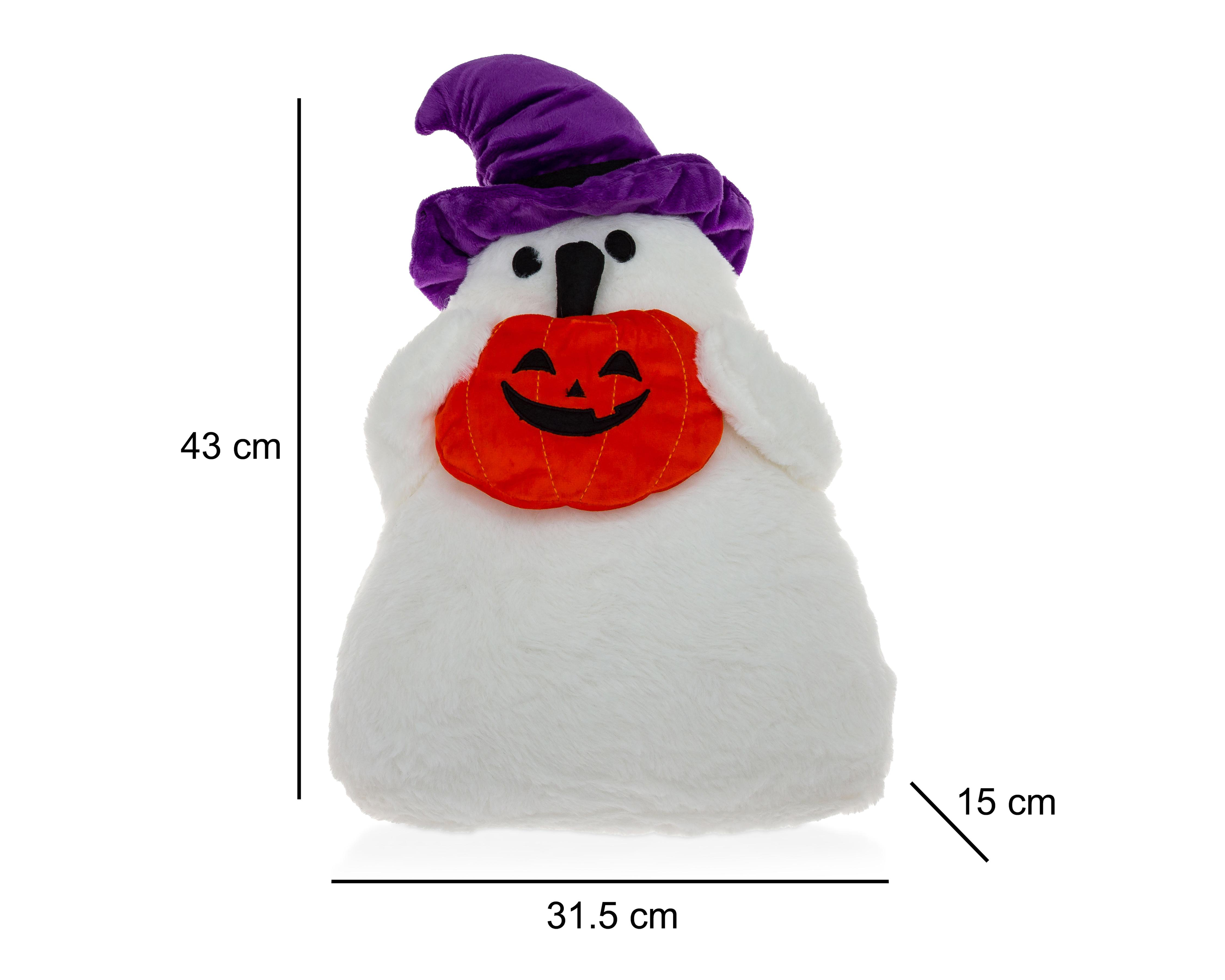 Foto 7 pulgar | Peluche Decorativo de Halloween Happy Ghost de Poliéster