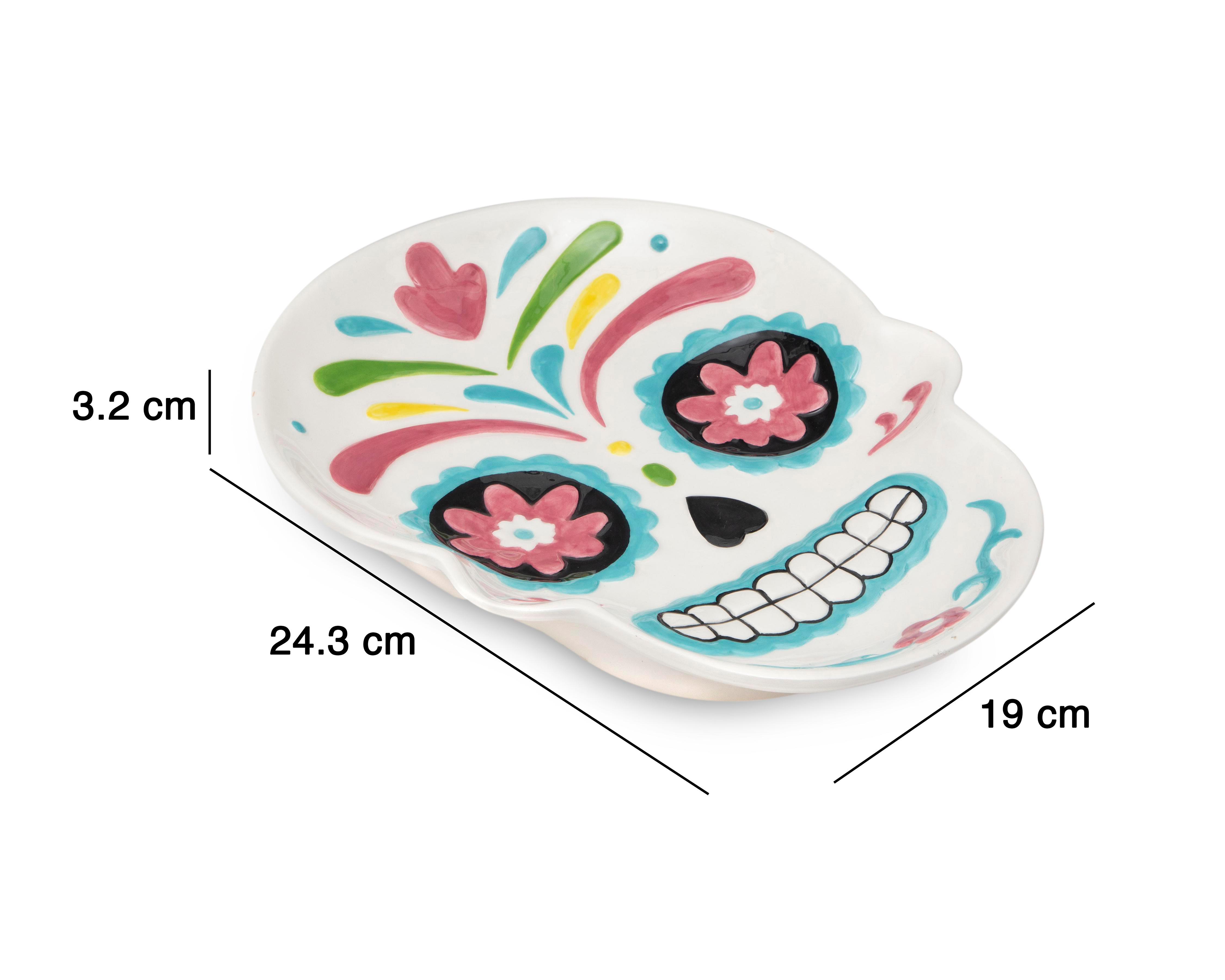 Foto 5 | Charola de Calaverita Colors de Cerámica
