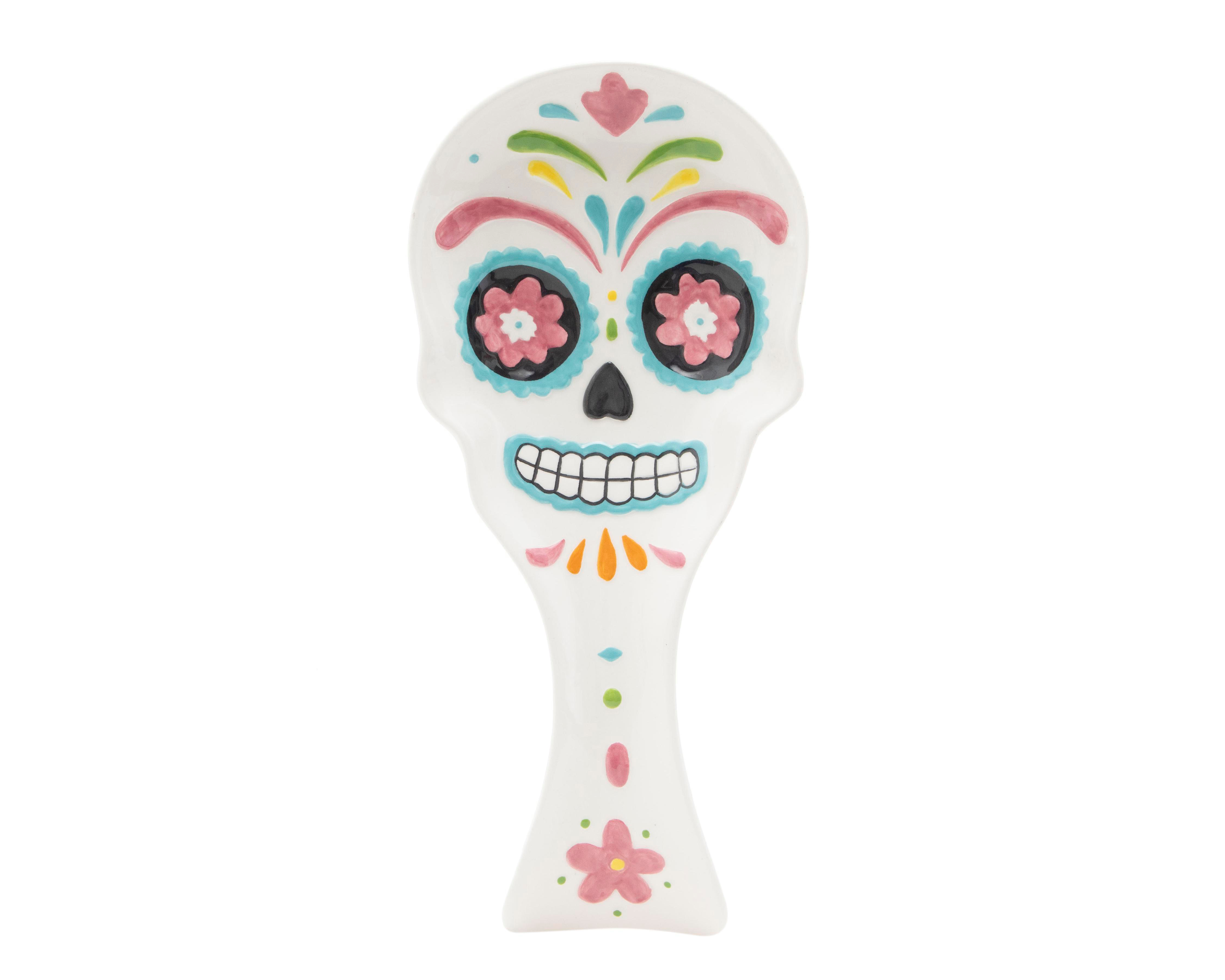 Foto 3 pulgar | Portacuchara de Cerámica Starhaus Día de Muertos