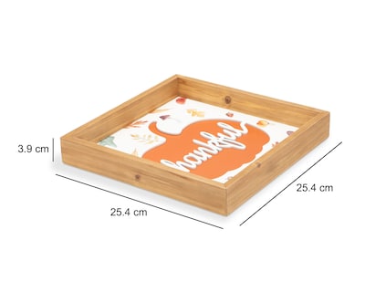 Foto 5 | Charola Decorativa Thankful de Madera