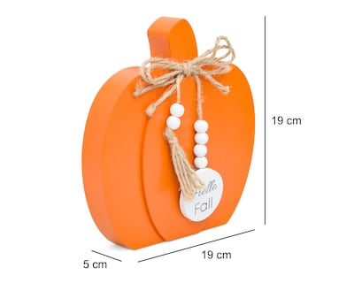 Foto 5 | Escultura de Calabaza Clara A de Madera
