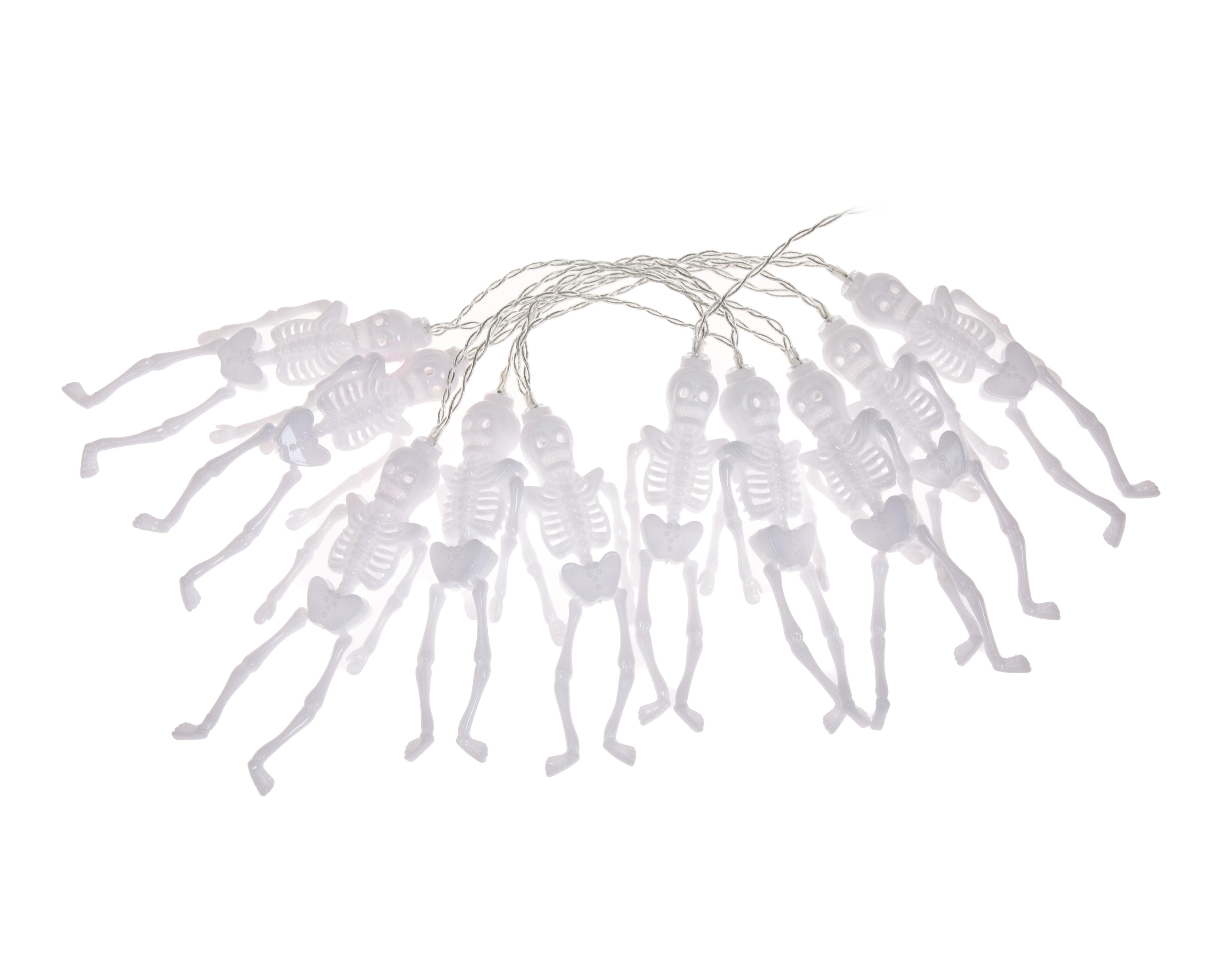 Luces Decorativas de Halloween Bones 10 Luces Cálidas $129
