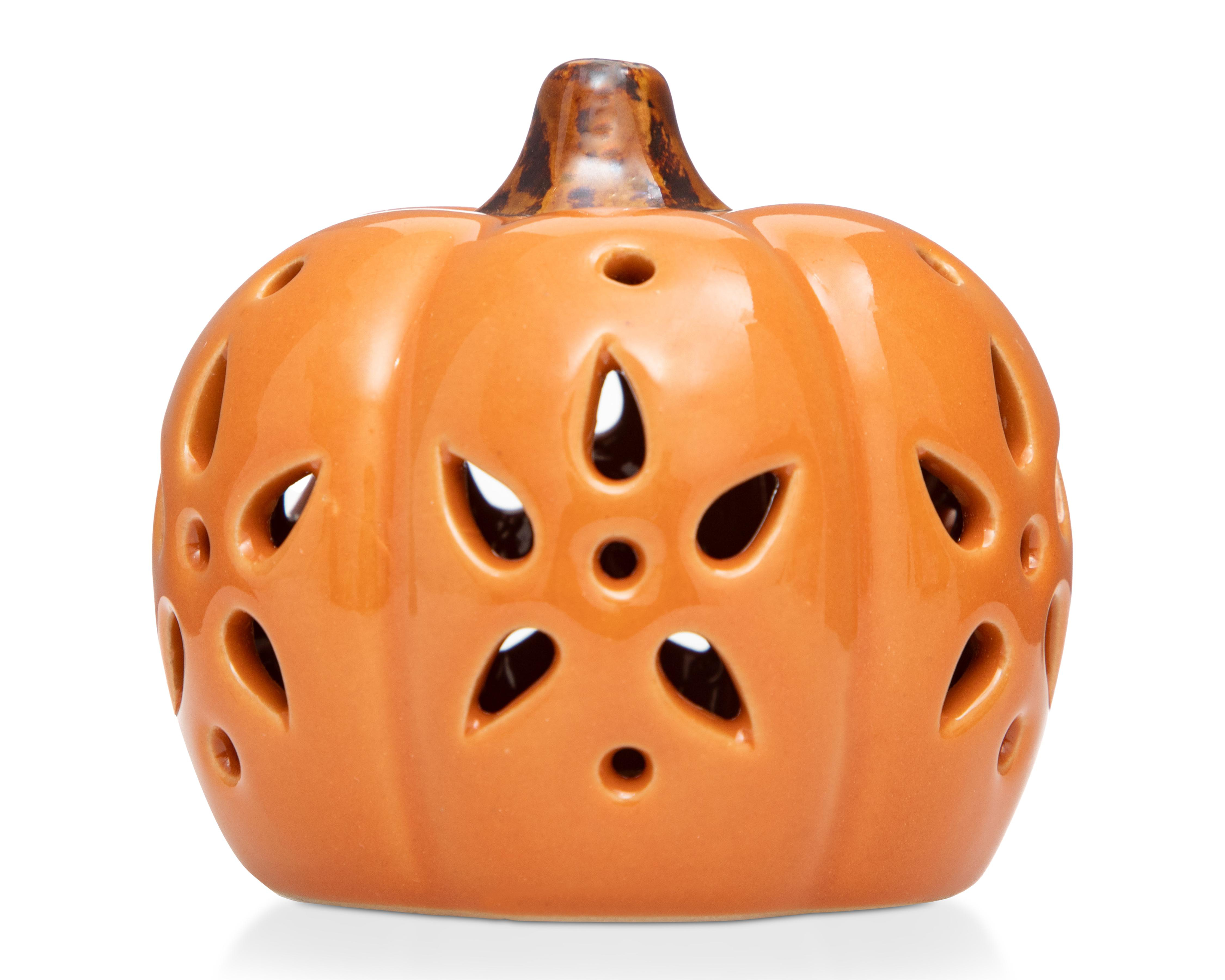 Foto 1 | Escultura de Calabaza Floral S de Cerámica
