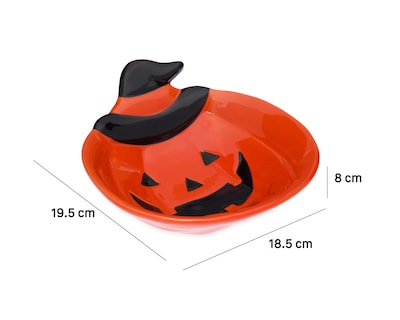 Foto 5 | Platón Decorativo de Halloween Jack de Cerámica