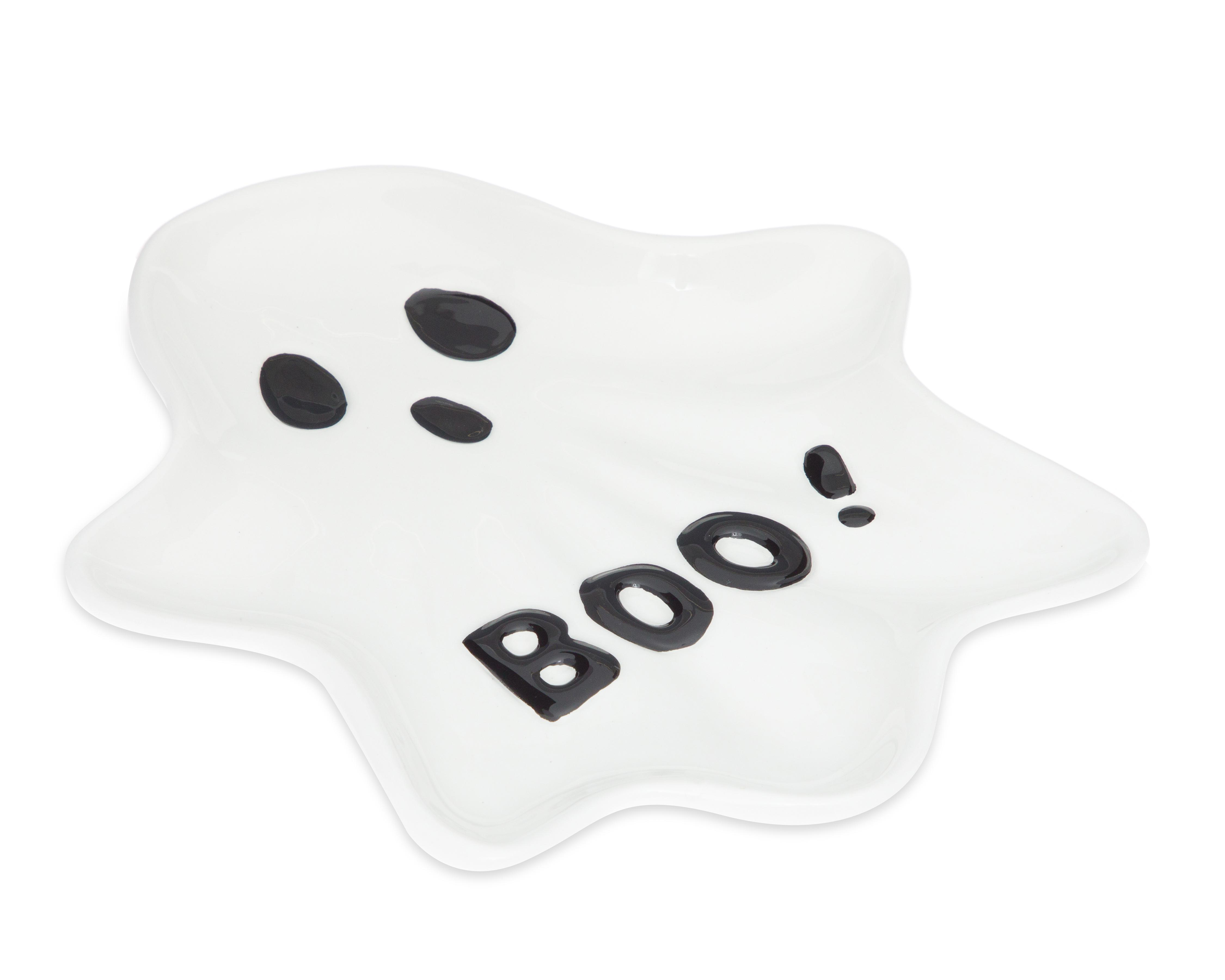 Platón Decorativo de Halloween Scary de Cerámica $99