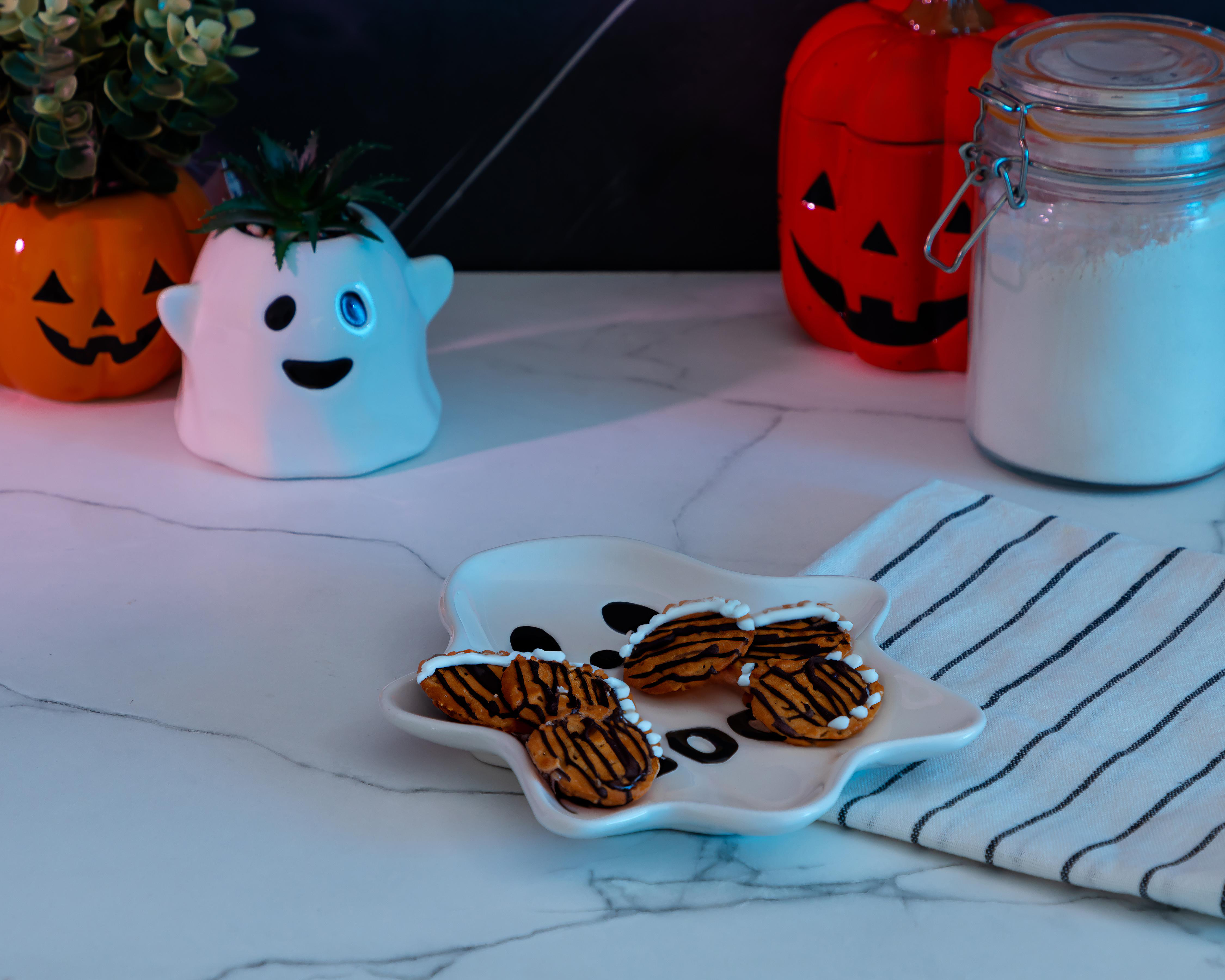 Foto 5 pulgar | Platón Decorativo de Halloween Scary de Cerámica