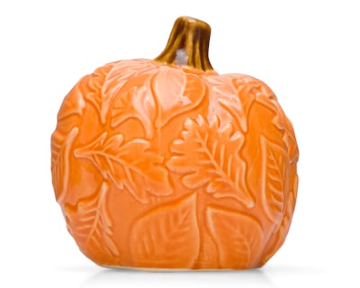 Foto 2 | Escultura de Calabaza de Halloween Tangerine de Cerámica