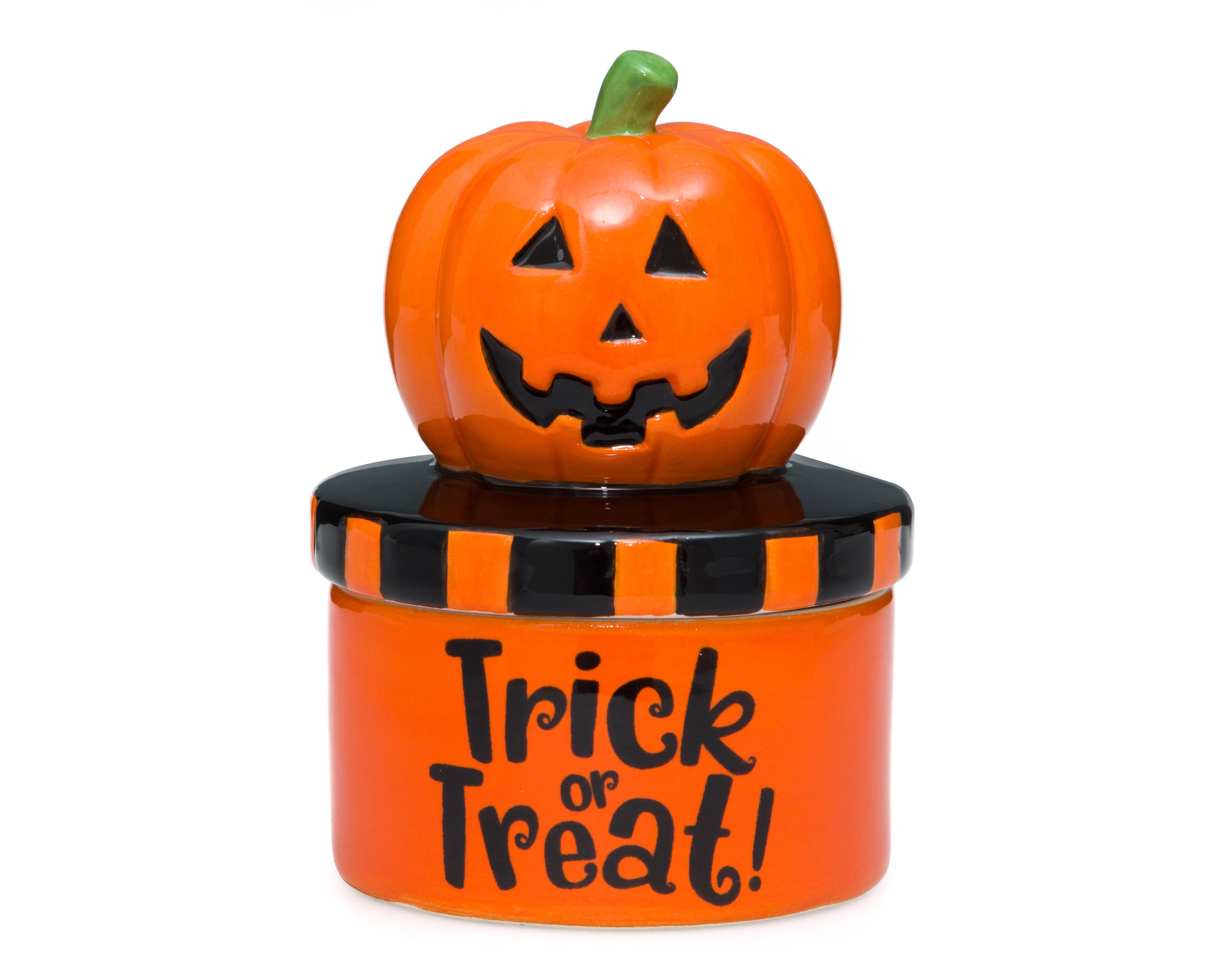 Recipiente Decorativo de Halloween Trick or Treat de Cerámica $169