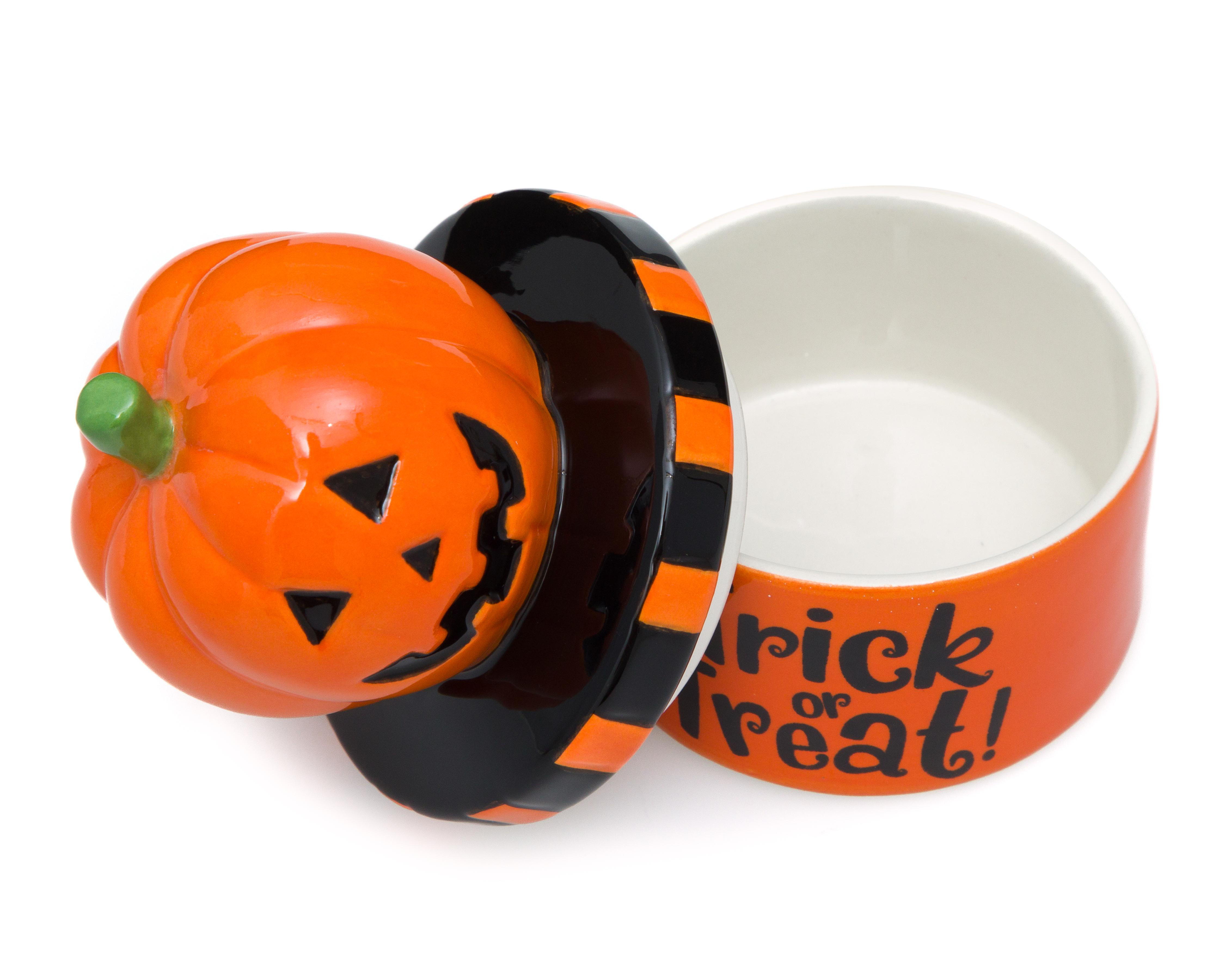 Foto 4 pulgar | Recipiente Decorativo de Halloween Trick or Treat de Cerámica