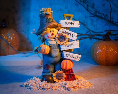 Foto 5 | Figura Decorativa Espantapájaros Henry de Cerámica