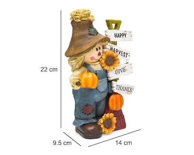 Foto 6 | Figura Decorativa Espantapájaros Henry de Cerámica