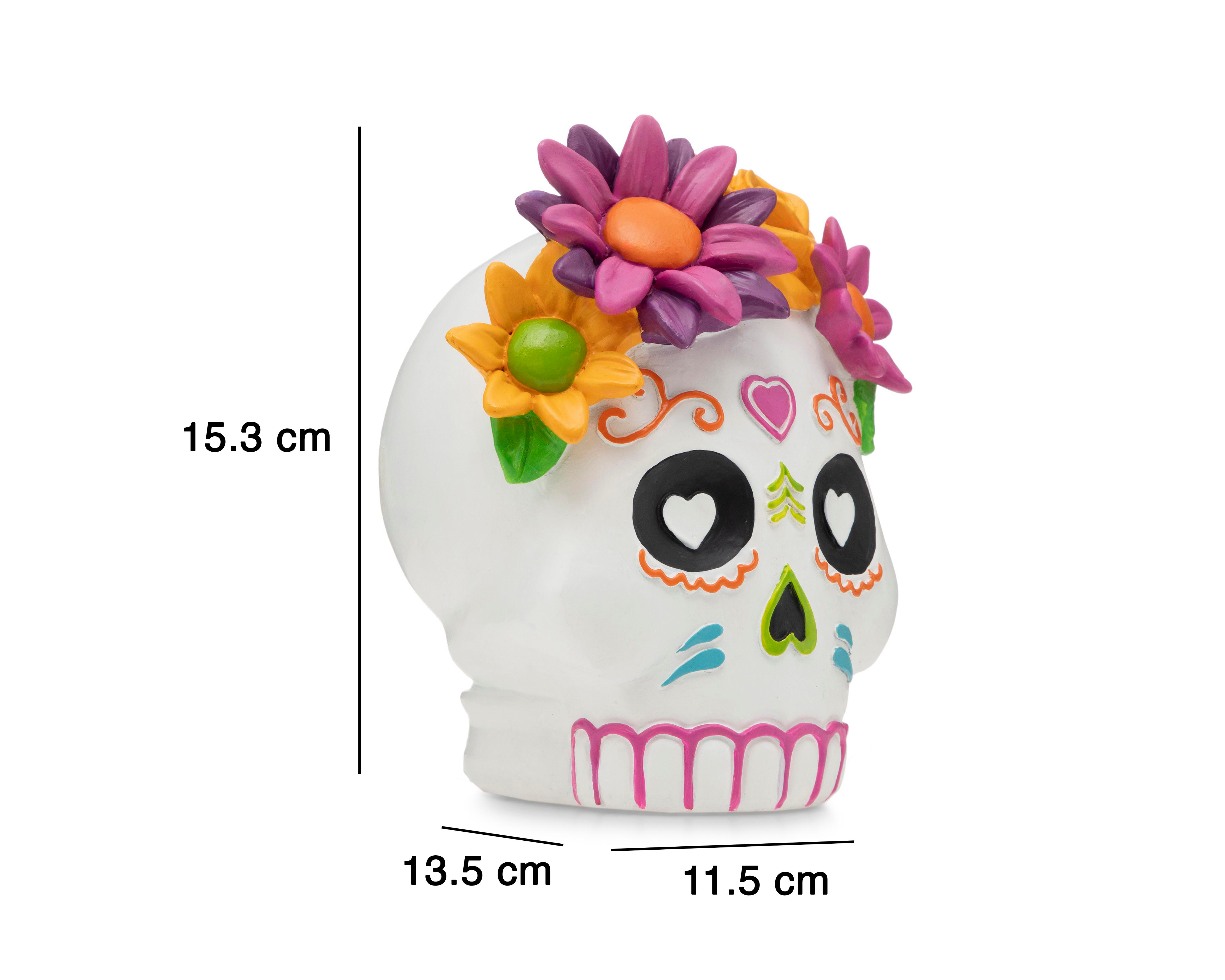 Foto 6 | Escultura de Calaverita Frida de Poliresina