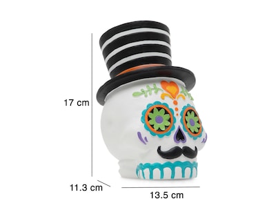 Foto 6 | Escultura de Calaverita Pedro de Poliresina