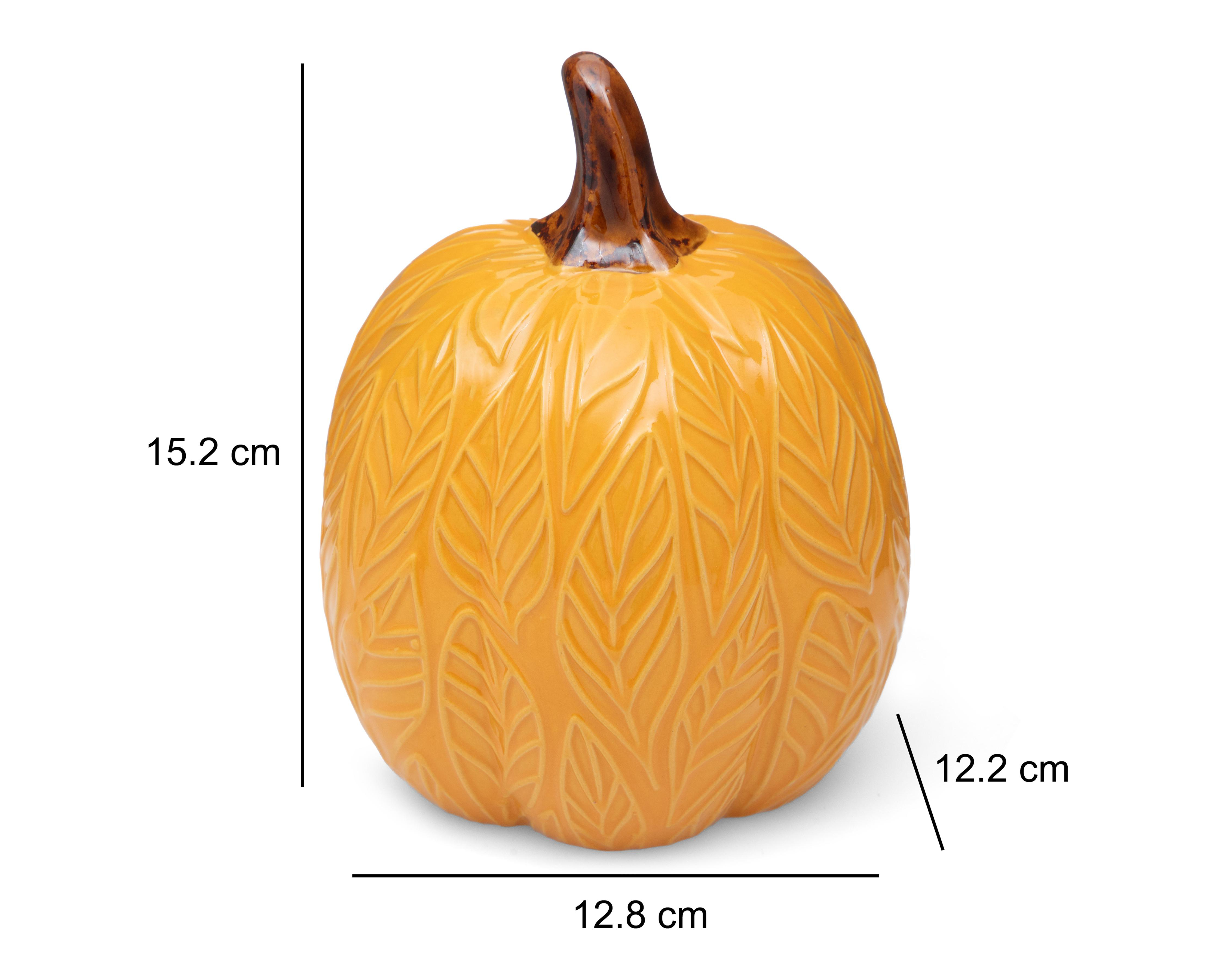 Foto 6 pulgar | Escultura de Calabaza Honey L de Cerámica