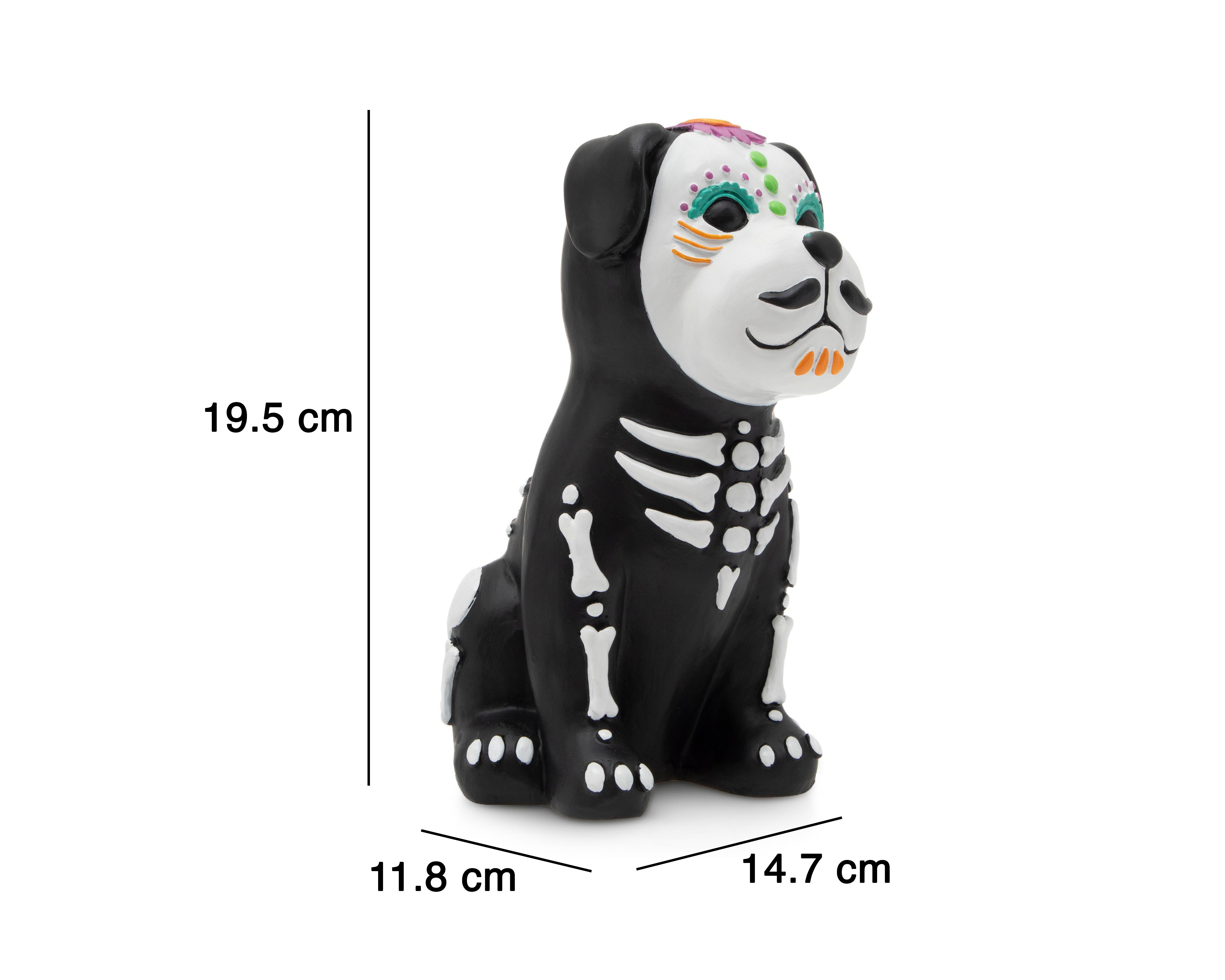 Foto 7 pulgar | Escultura de Calaverita Perro Beto de Poliresina