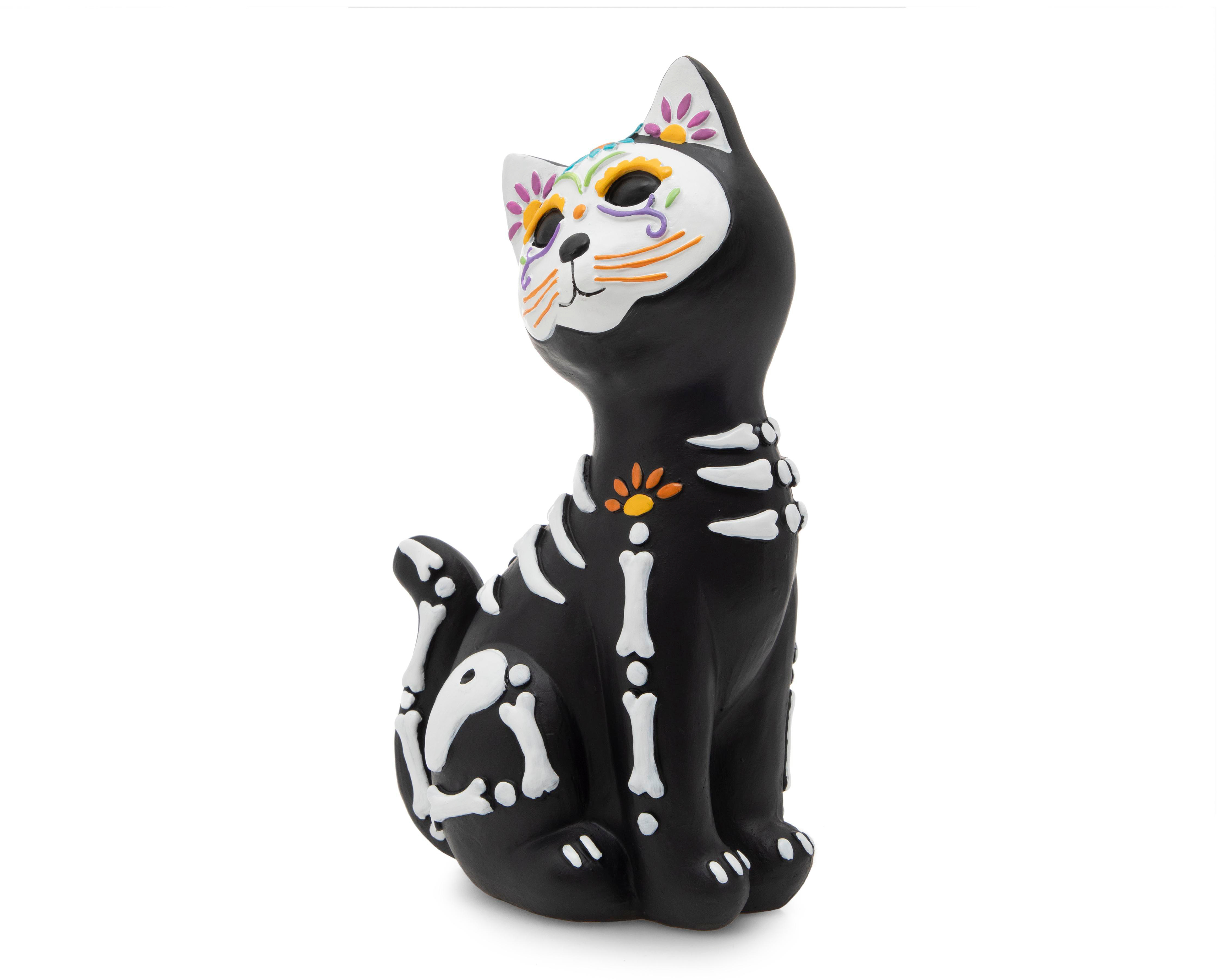 Foto 2 pulgar | Escultura de Calaverita Gato Kitty de Poliresina
