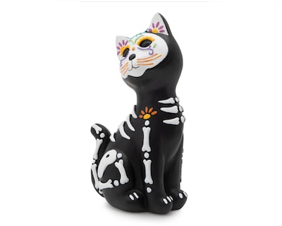 Foto 1 | Escultura de Calaverita Gato Kitty de Poliresina