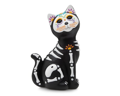 Foto 2 | Escultura de Calaverita Gato Kitty de Poliresina
