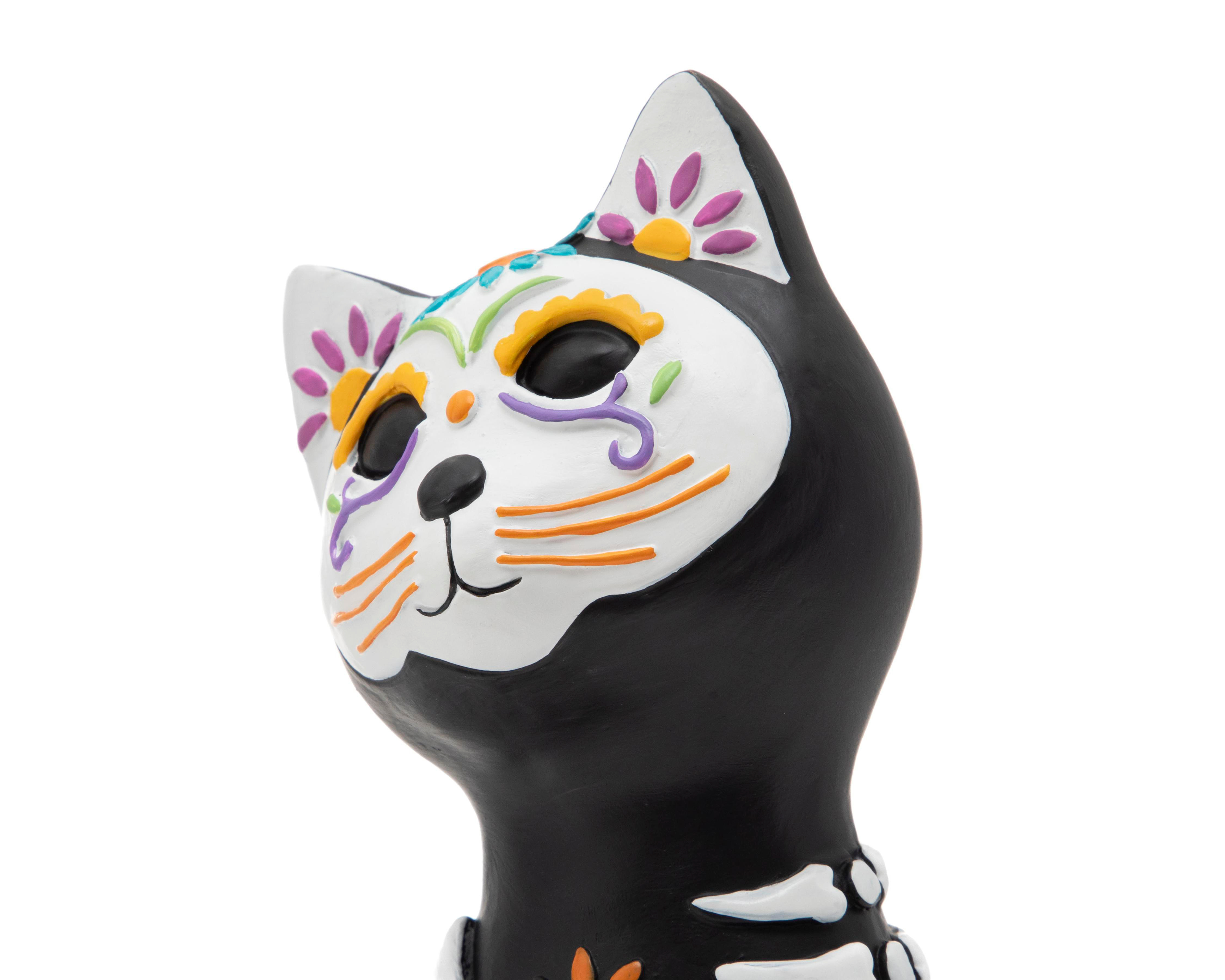 Foto 4 | Escultura de Calaverita Gato Kitty de Poliresina