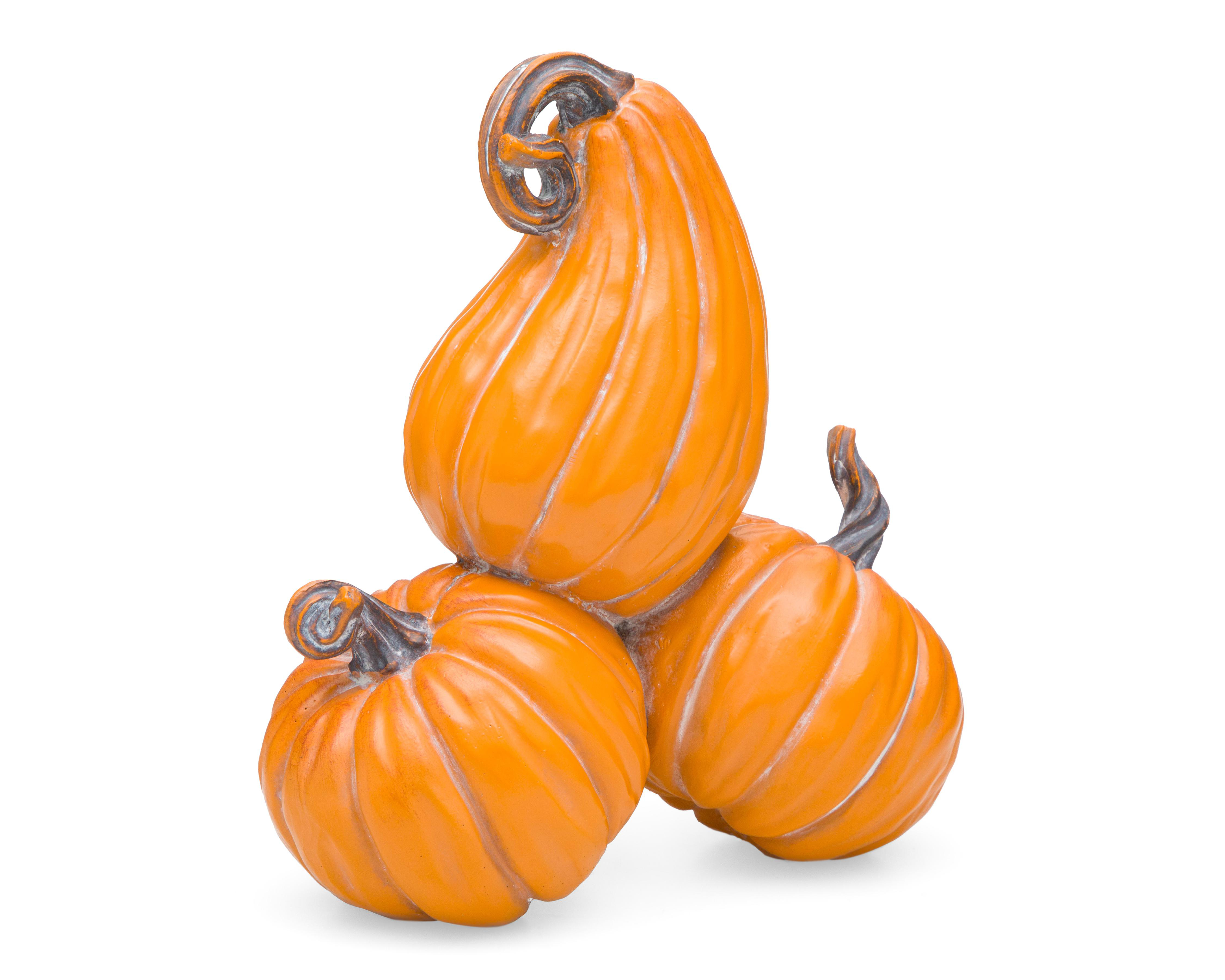 Foto 2 pulgar | Escultura de Calabaza Pumpkins de Poliresina