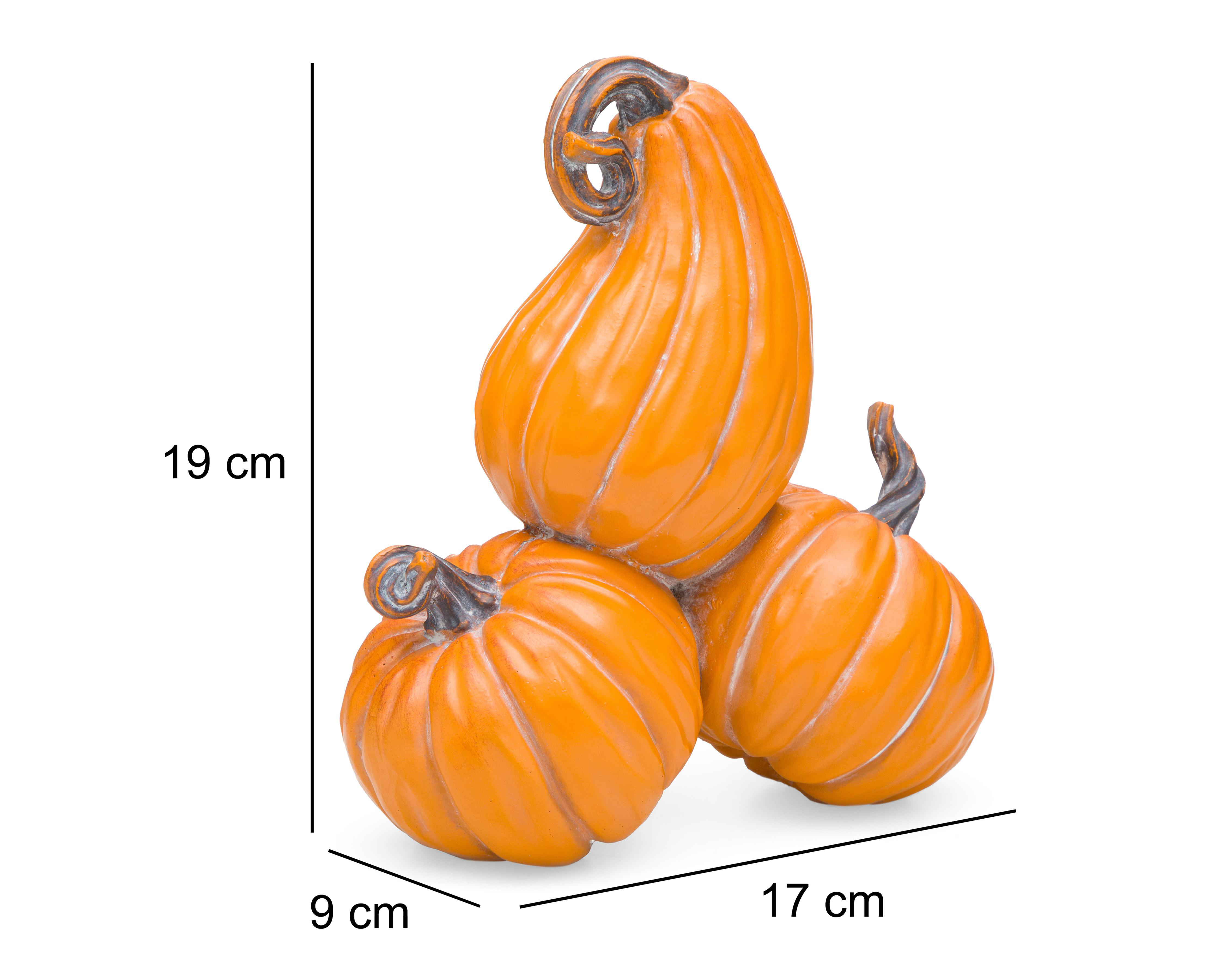 Foto 5 | Escultura de Calabaza Pumpkins de Poliresina