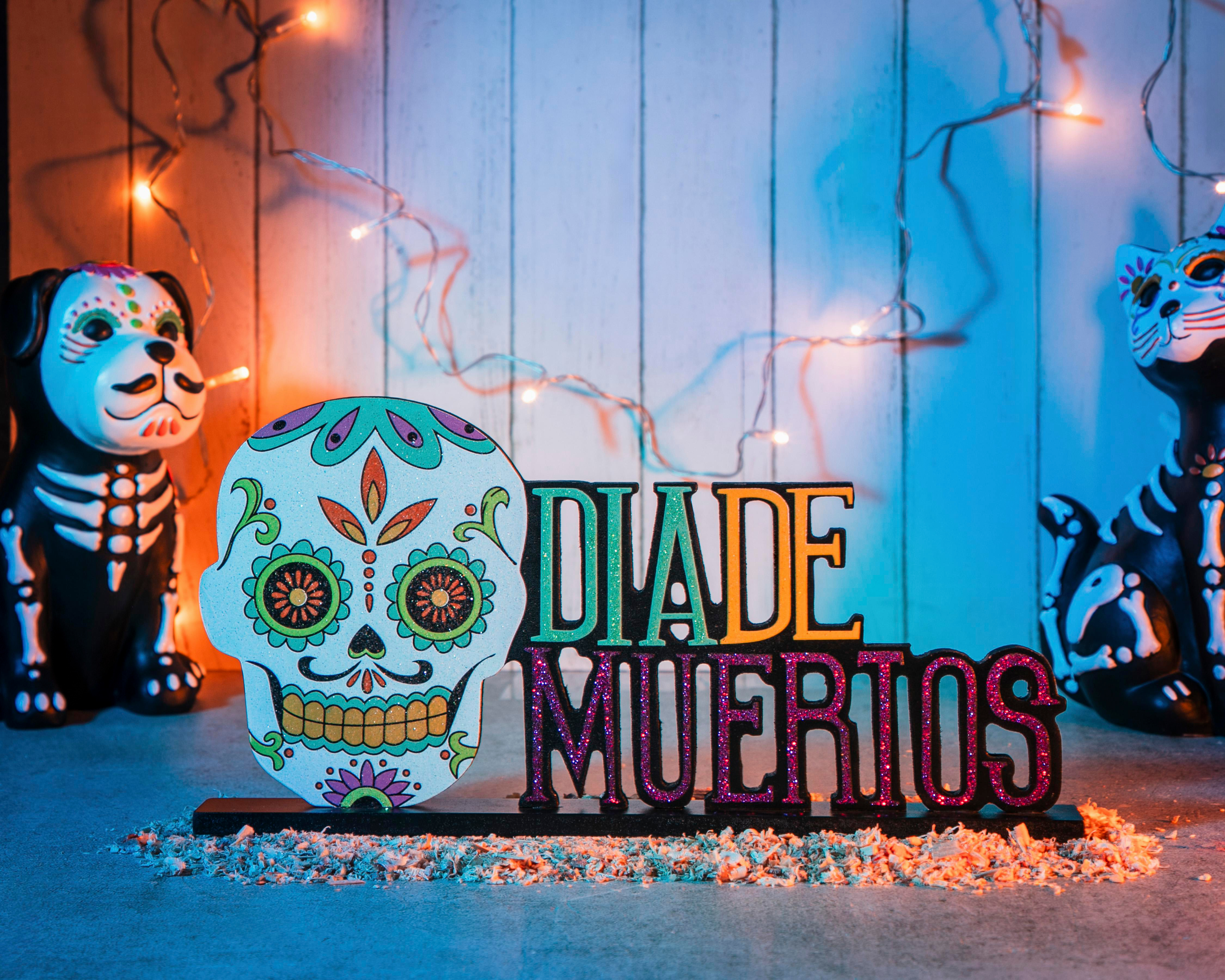 Foto 5 pulgar | Letrero Día de Muertos Starhaus