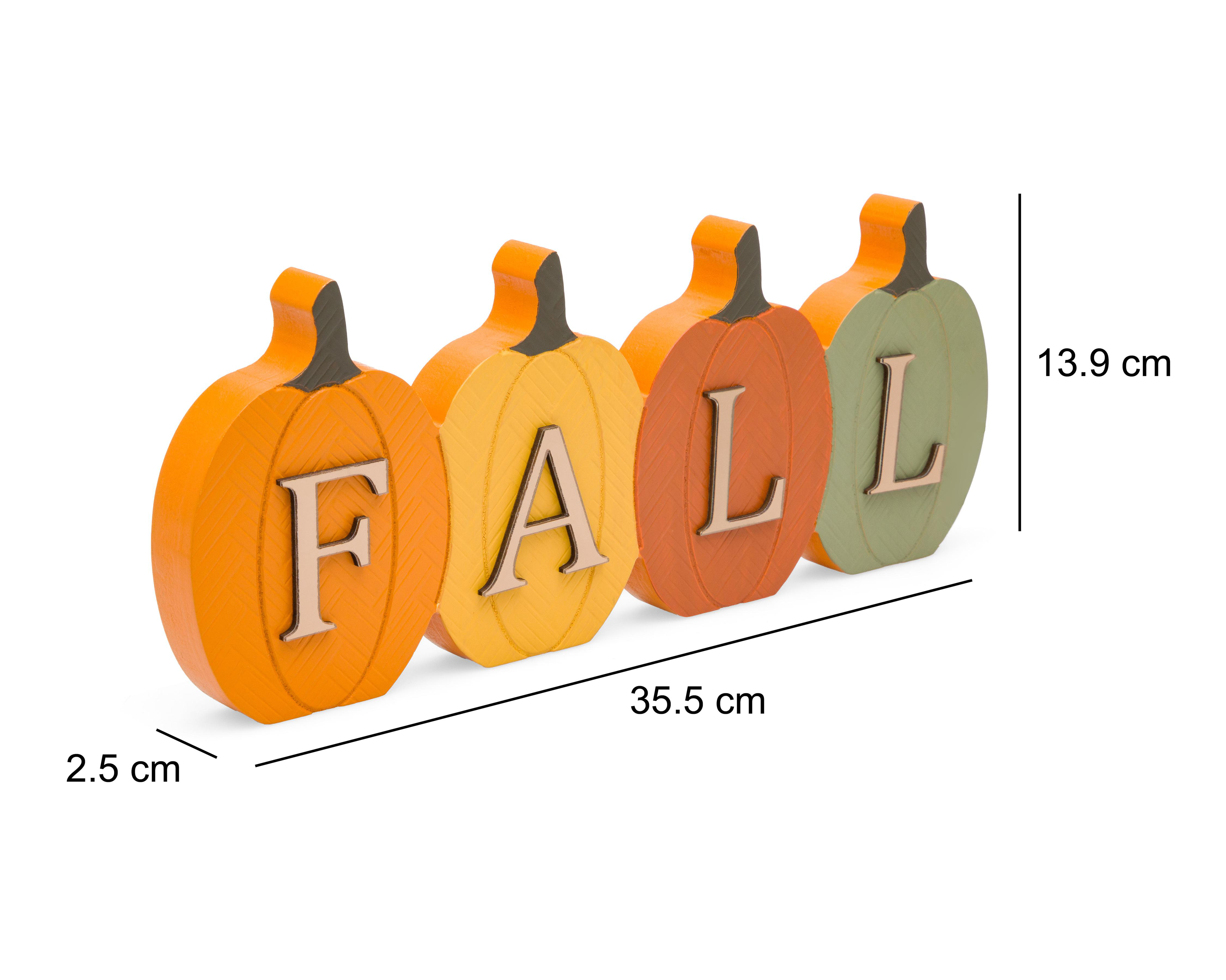 Foto 5 | Letrero Decorativo Fall de Madera