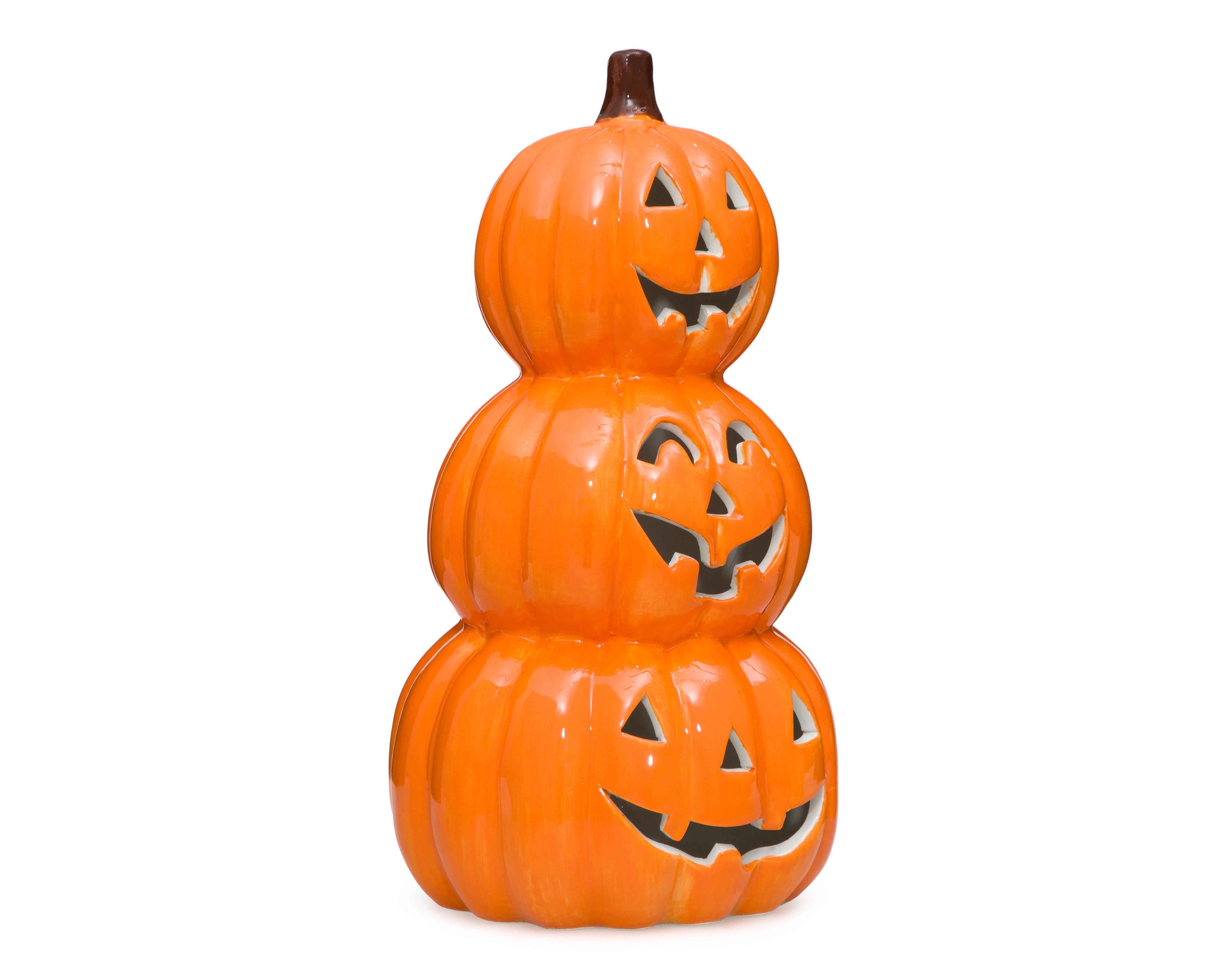 Foto 1 | Figura Decorativa Calabazas de Halloween Spike de Cerámica