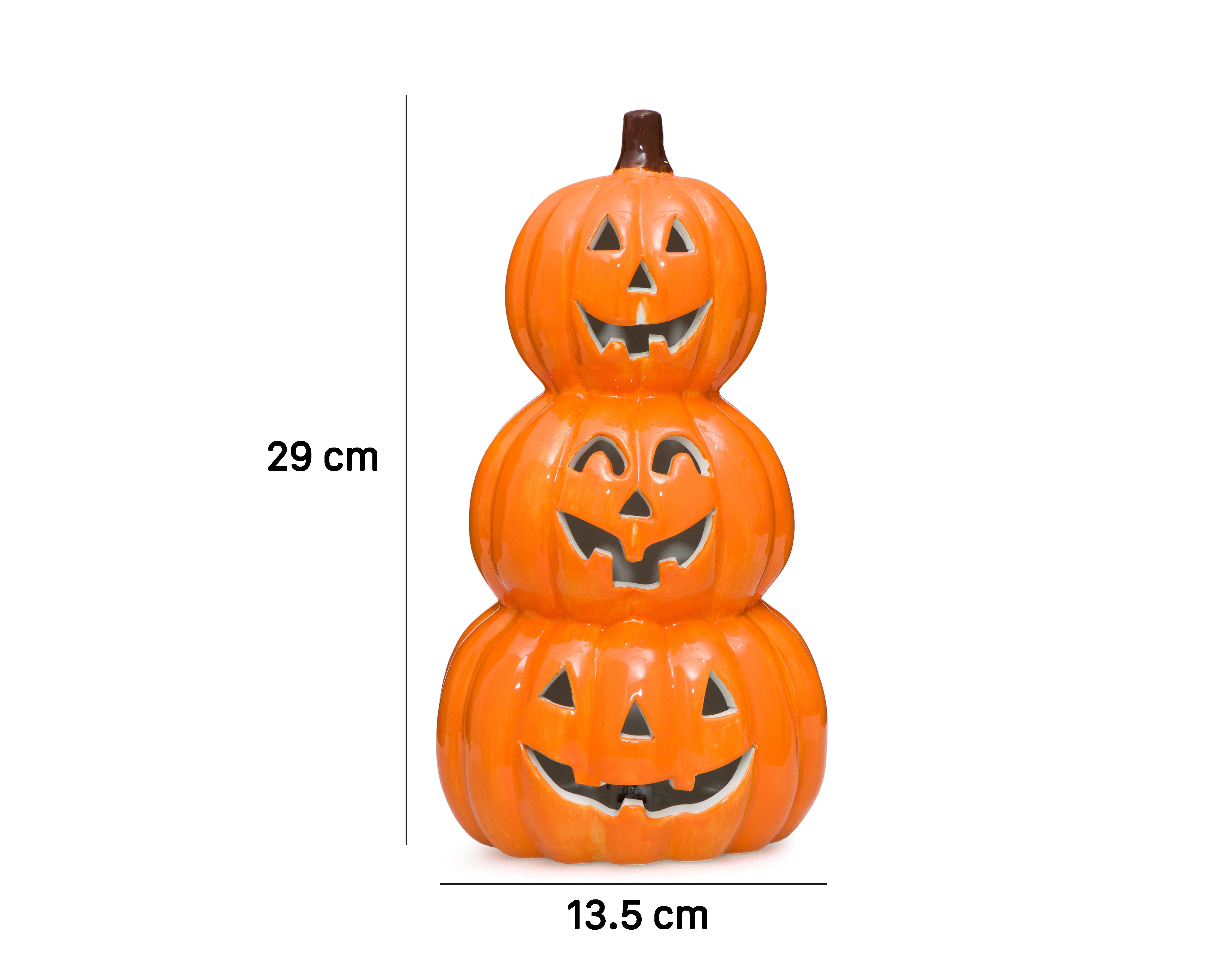 Foto 6 pulgar | Figura Decorativa Calabazas de Halloween Spike de Cerámica