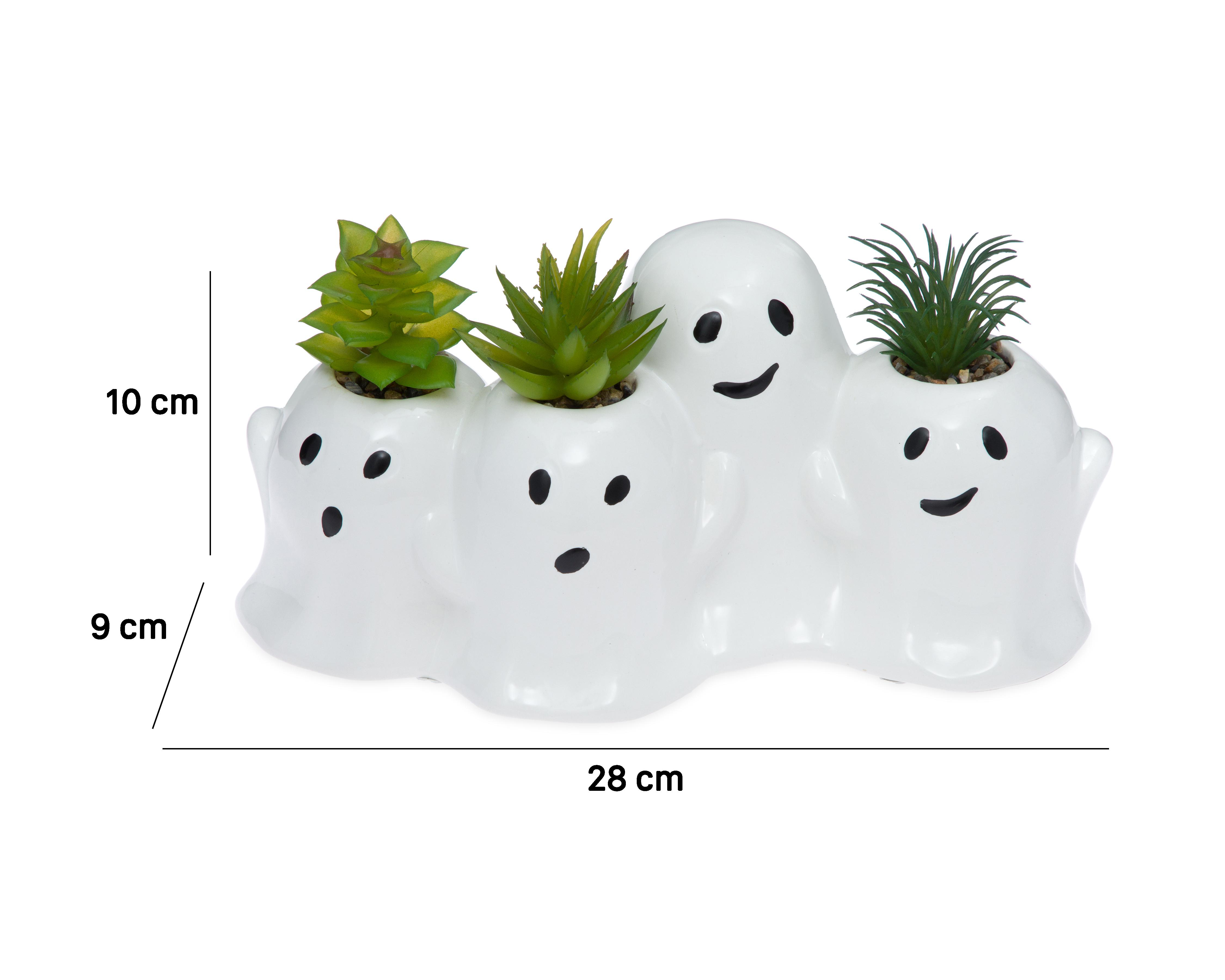 Foto 6 pulgar | Planta Artificial de Halloween con Maceta Starhaus 10 cm