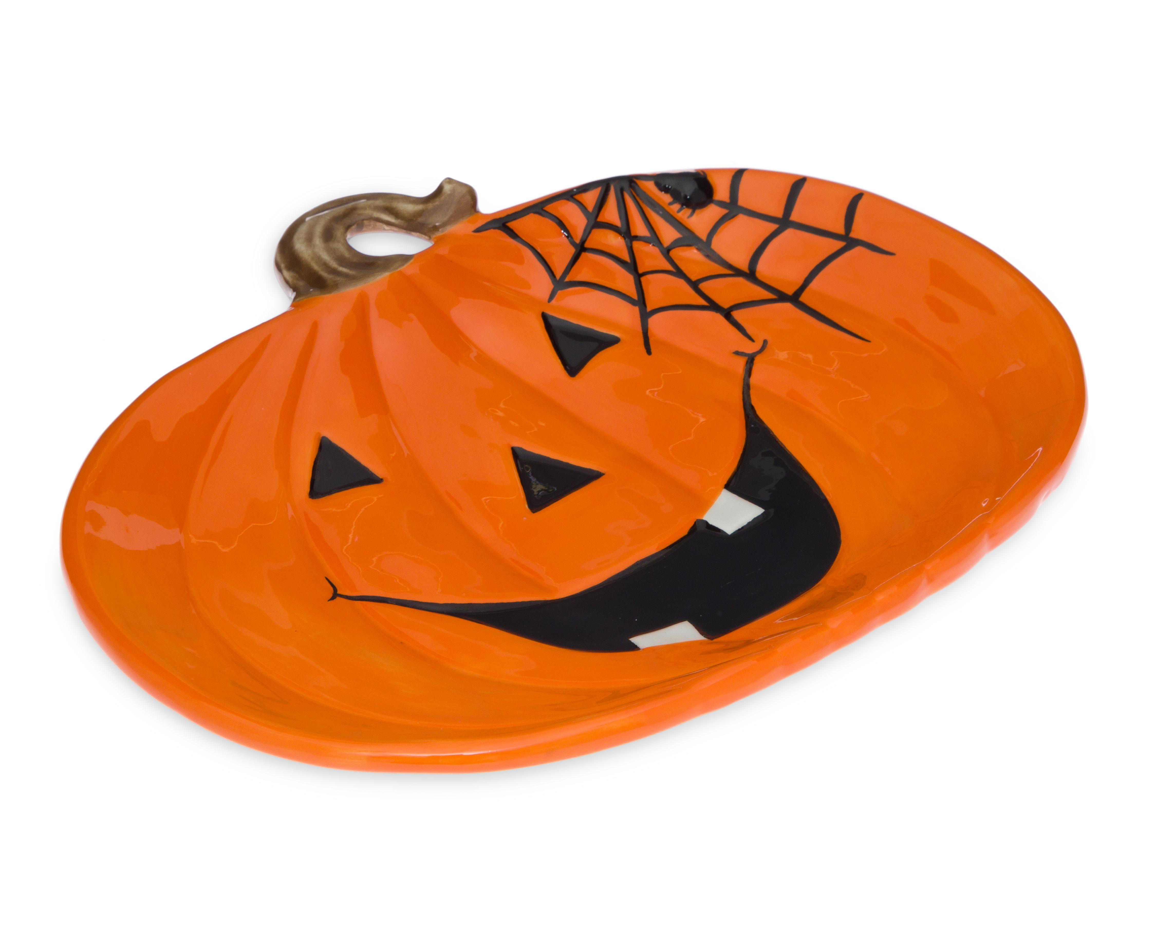 Platón Decorativo de Halloween Freaky de Cerámica $239