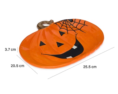 Foto 5 | Platón Decorativo de Halloween Freaky de Cerámica