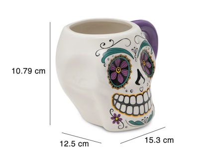 Foto 5 | Taza de Cerámica Día de Muertos 600 ml