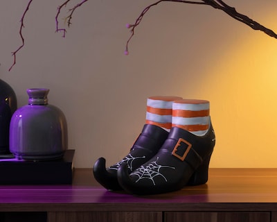 Foto 5 | Figura Decorativa Bota de Halloween Wicked de Poliresina