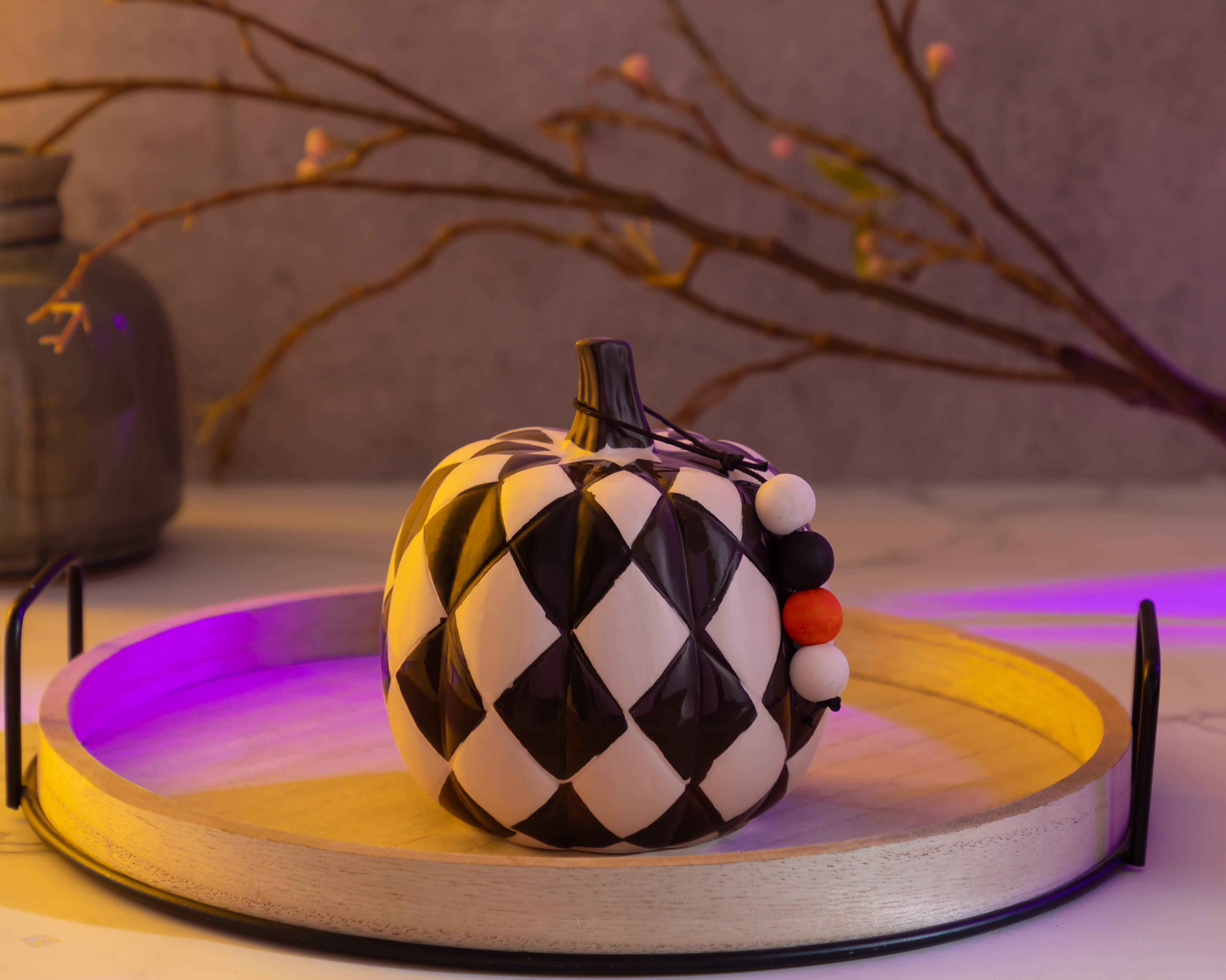 Foto 5 | Escultura de Calabaza de Halloween Chess L de Dolomita