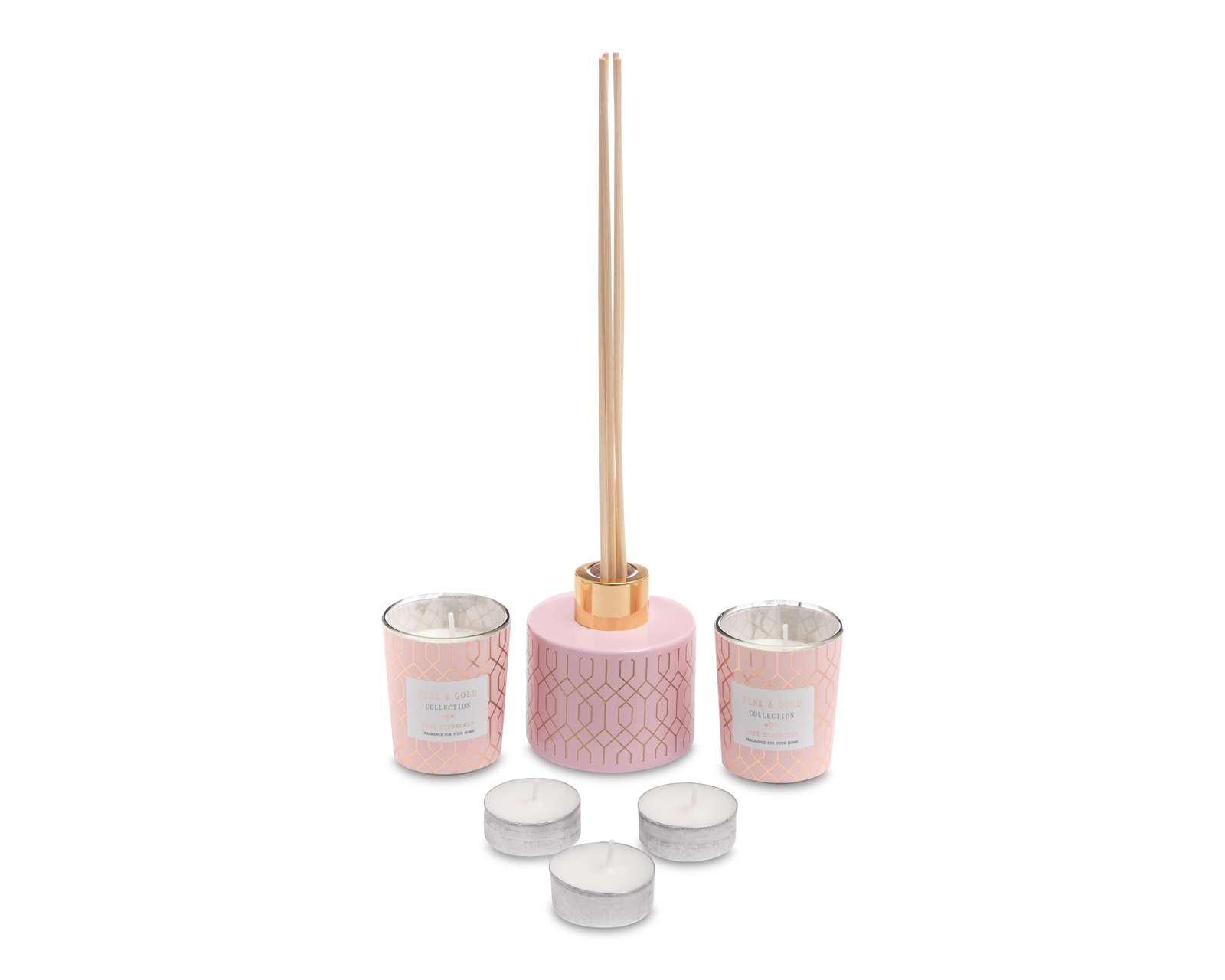 Difusor de Aroma y Velas Aromáticas Starhaus Yuzu Rose Stonecrop