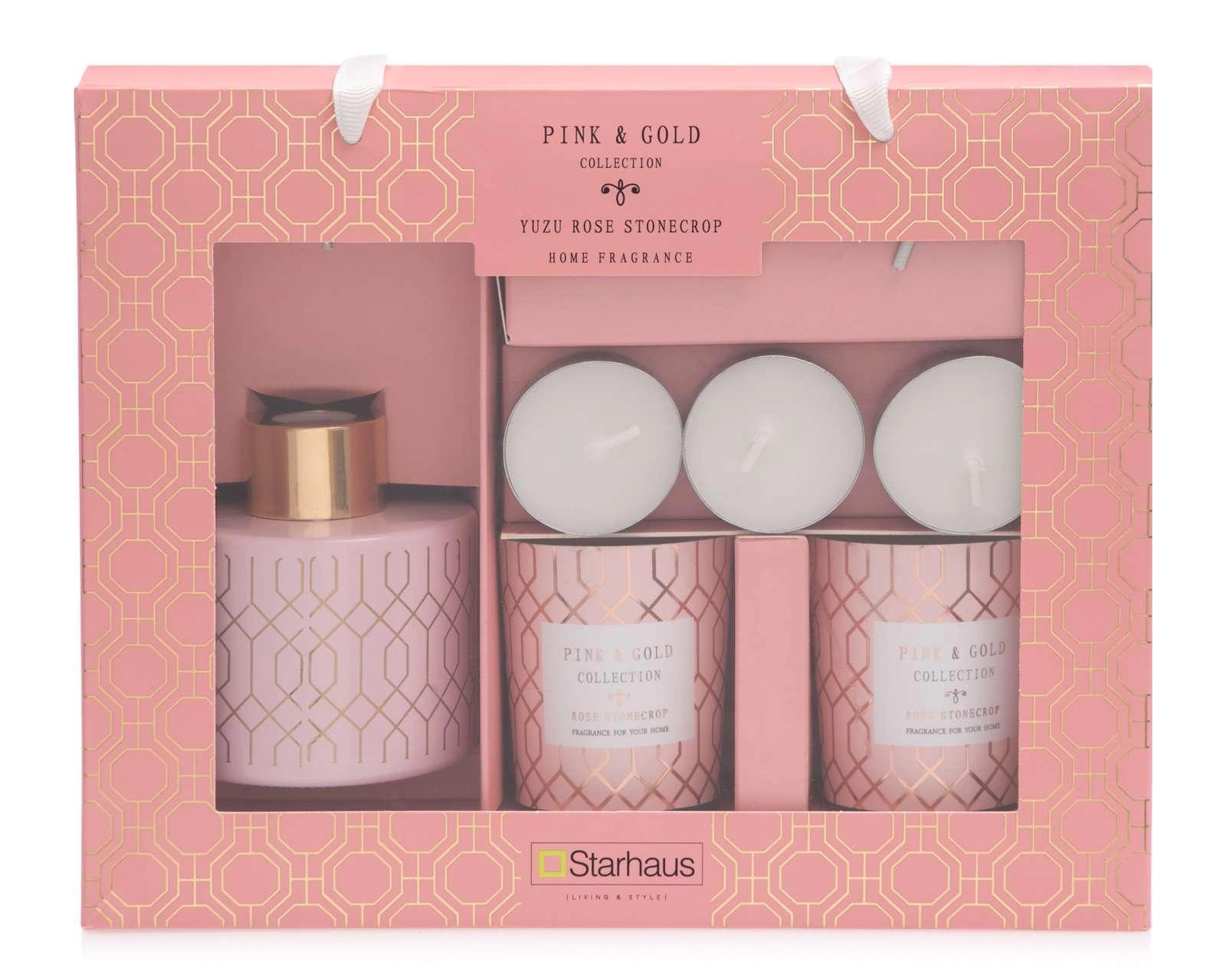 Foto 5 | Difusor de Aroma y Velas Aromáticas Starhaus Yuzu Rose Stonecrop