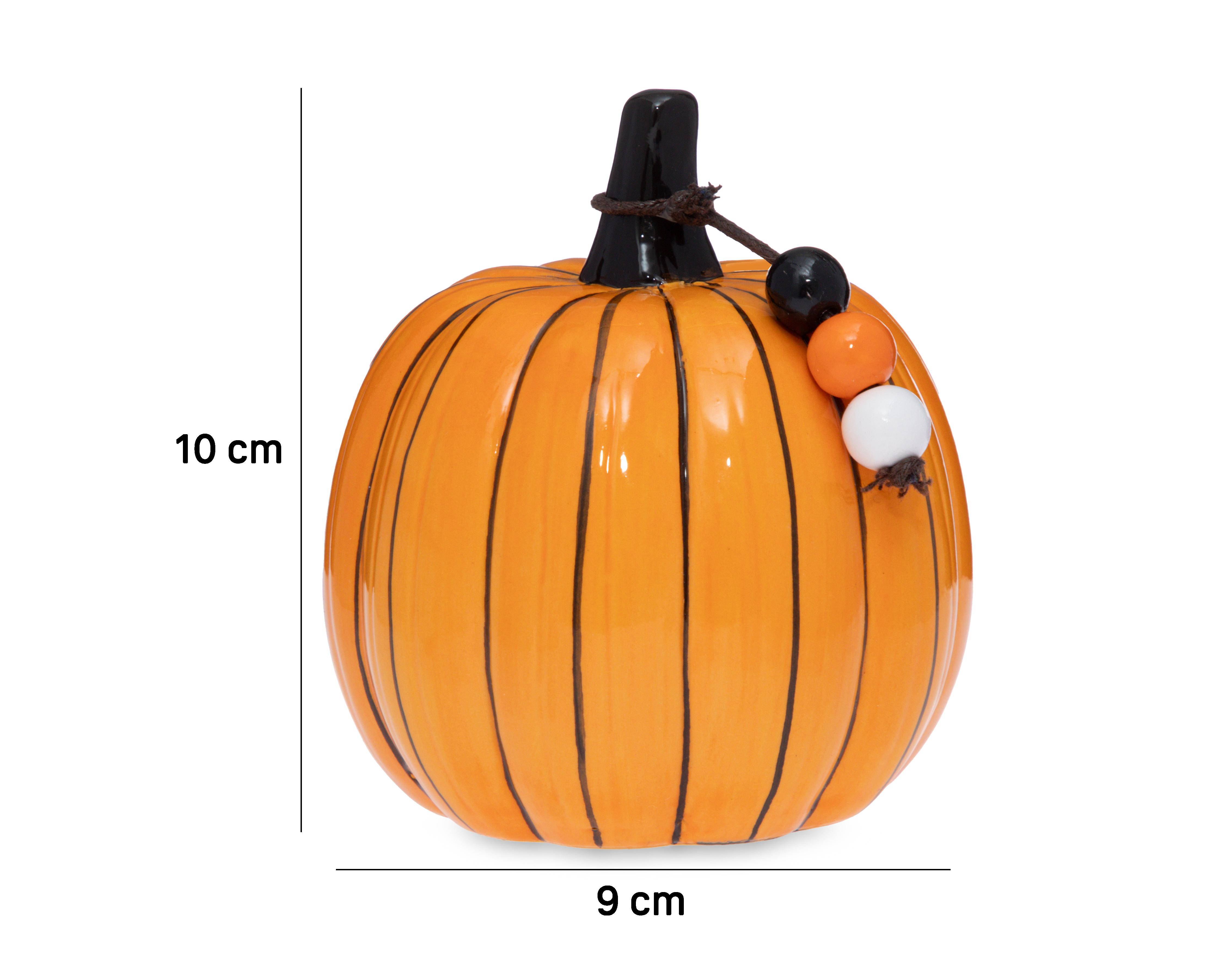 Foto 5 | Figura Decorativa Calabaza de Halloween Clay S de Cerámica