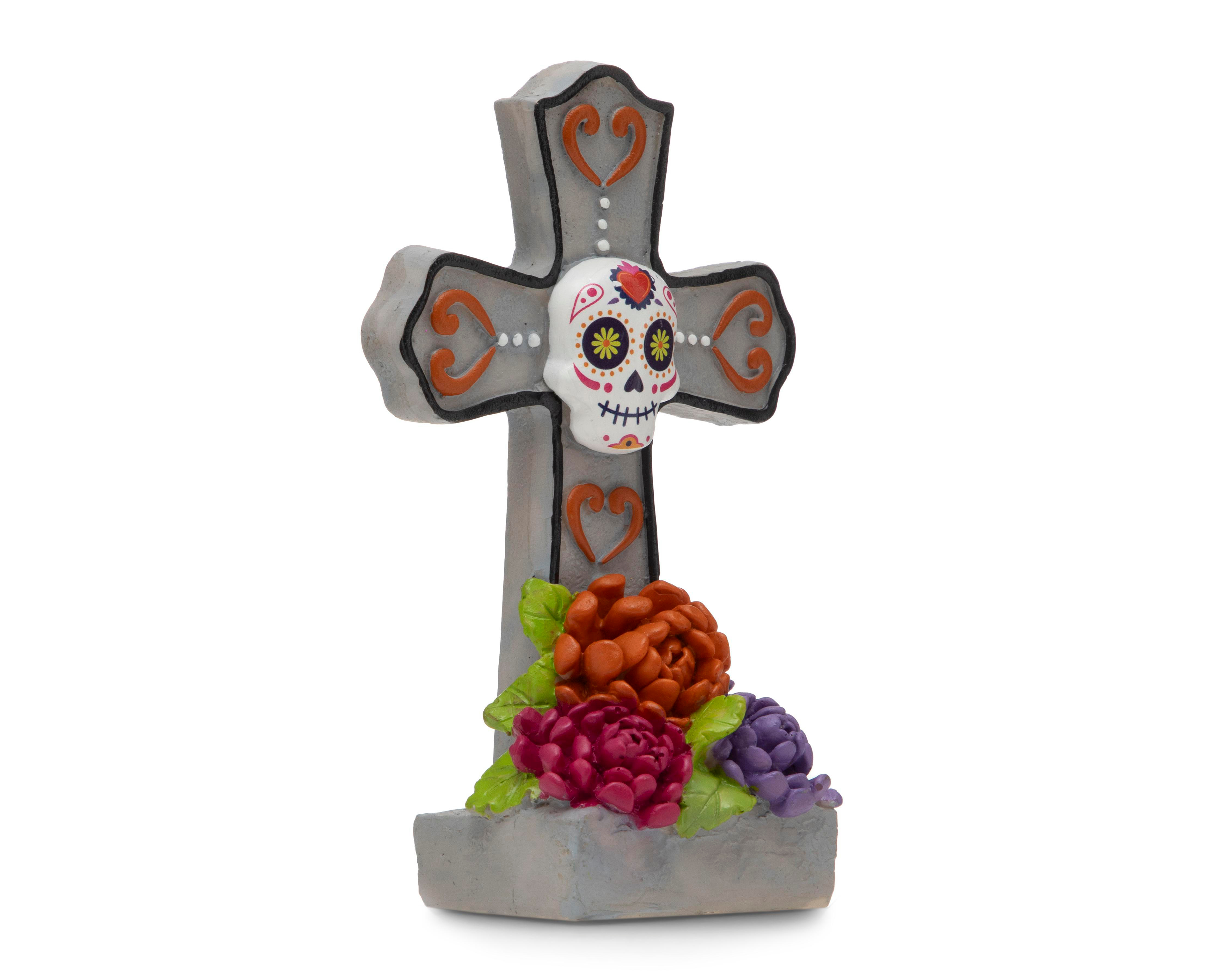 Foto 2 pulgar | Escultura Día de Muertos Altar de Resina
