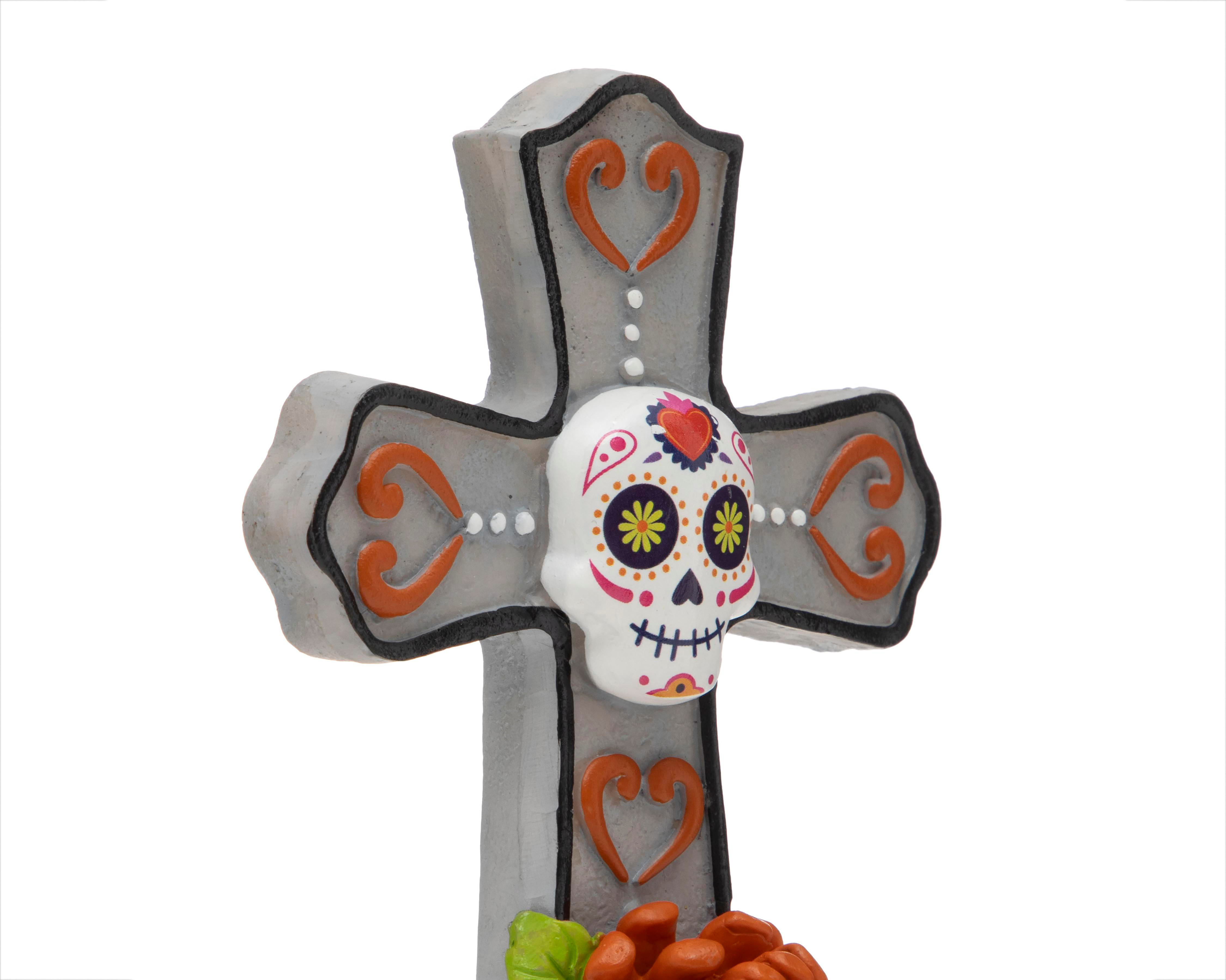 Foto 5 pulgar | Escultura Día de Muertos Altar de Resina