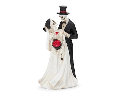 Foto 3 | Escultura de Día de Muertos Lovers de Poliresina