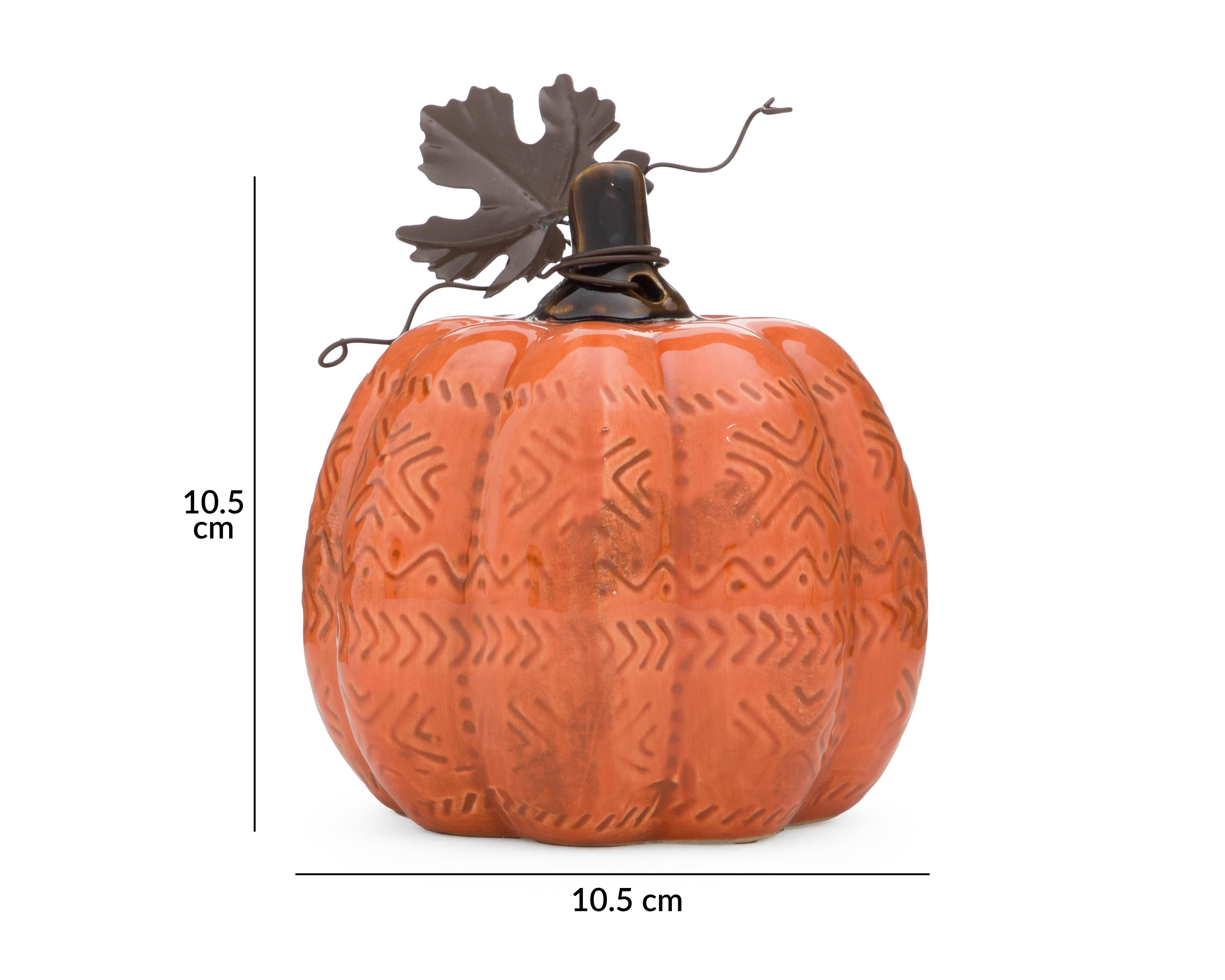 Foto 5 | Escultura de Calabaza de Halloween Mystic S de Cerámica