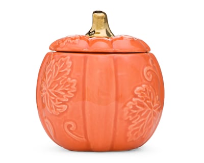 Foto 1 | Escultura de Calabaza de Halloween Sienna de Cerámica