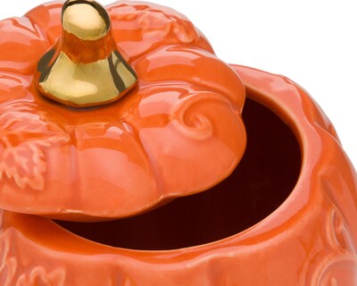 Foto 4 | Escultura de Calabaza de Halloween Sienna de Cerámica