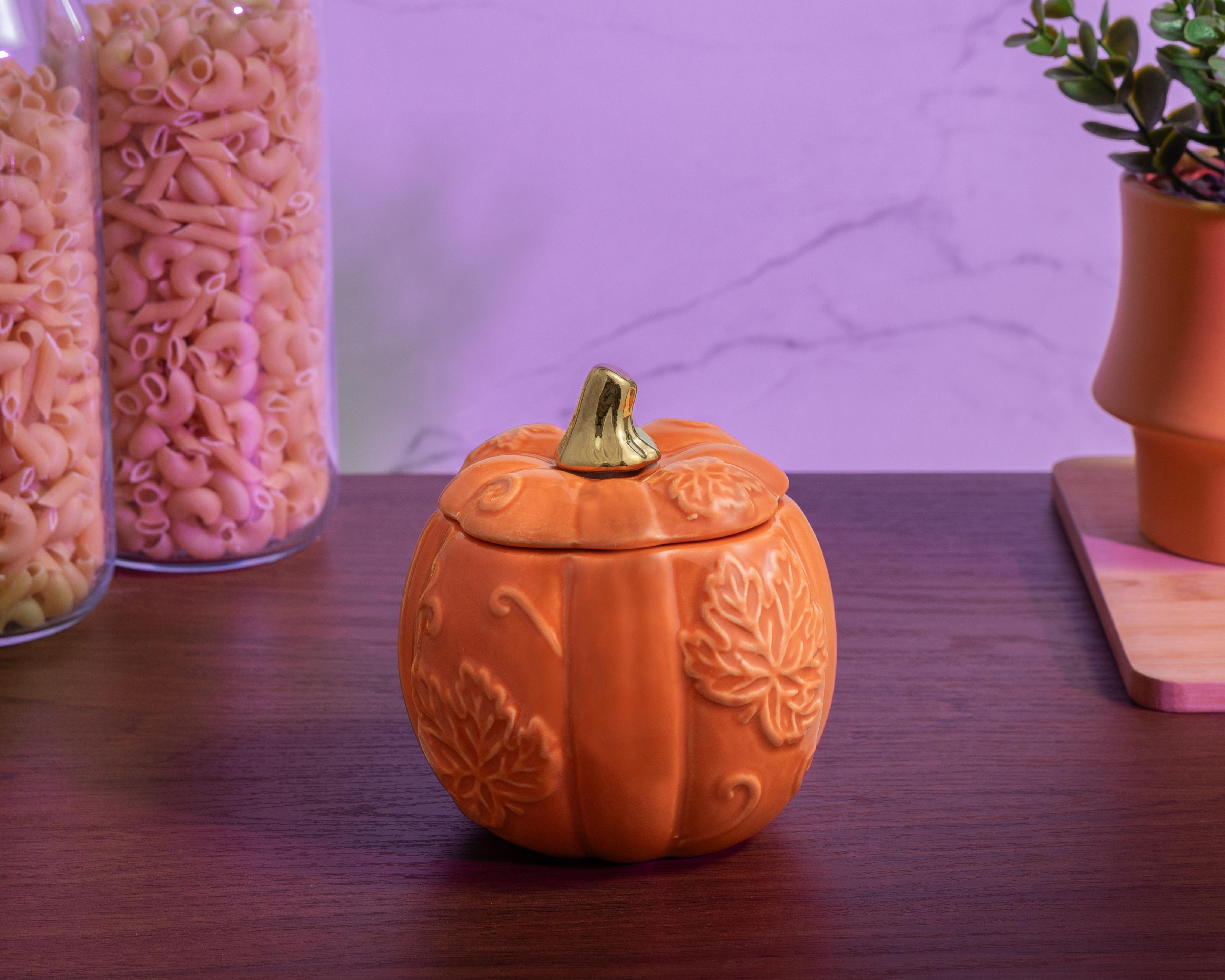 Foto 5 | Escultura de Calabaza de Halloween Sienna de Cerámica