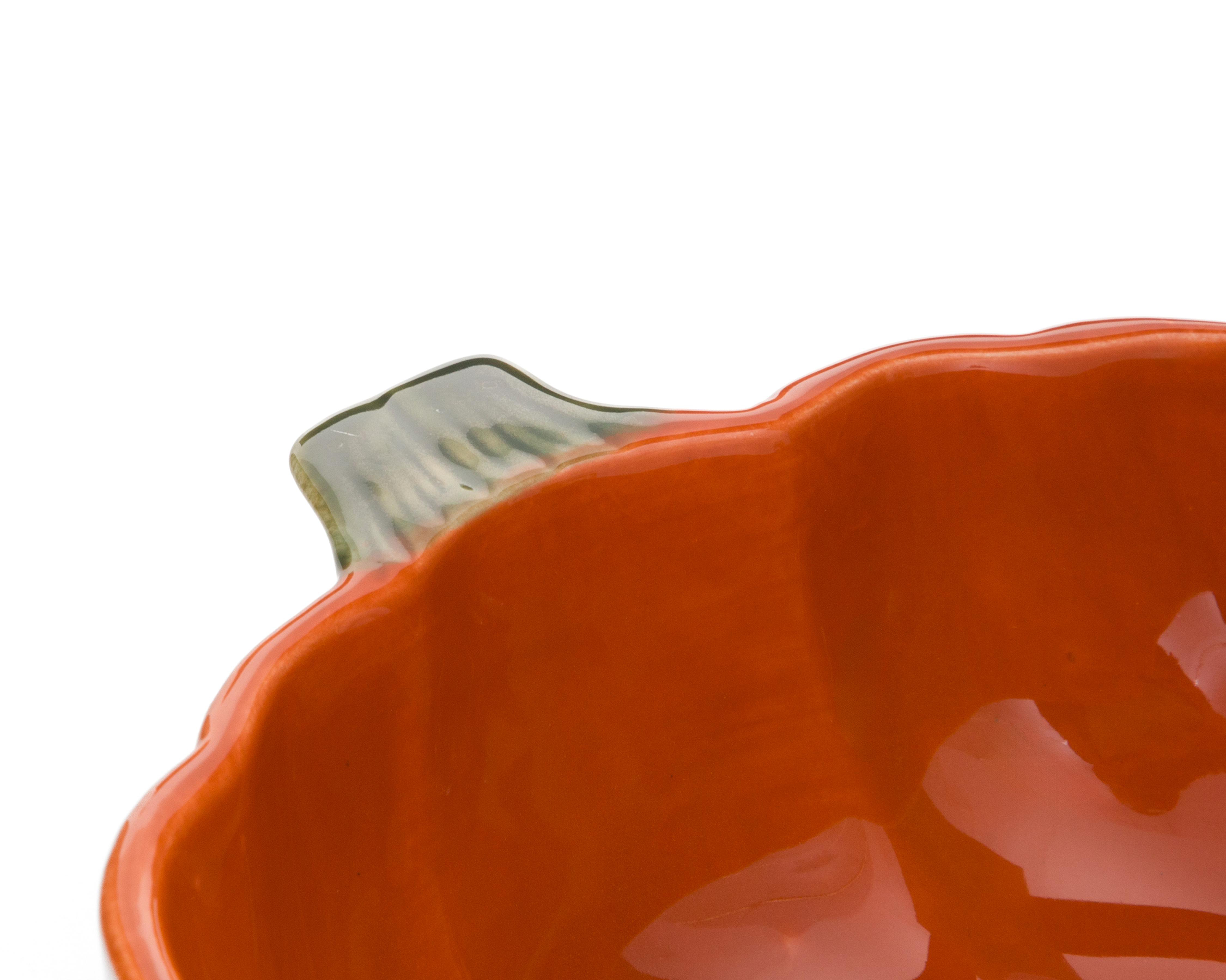 Foto 4 pulgar | Charola Decorativa de Calabaza de Halloween Vilmer de Cerámica