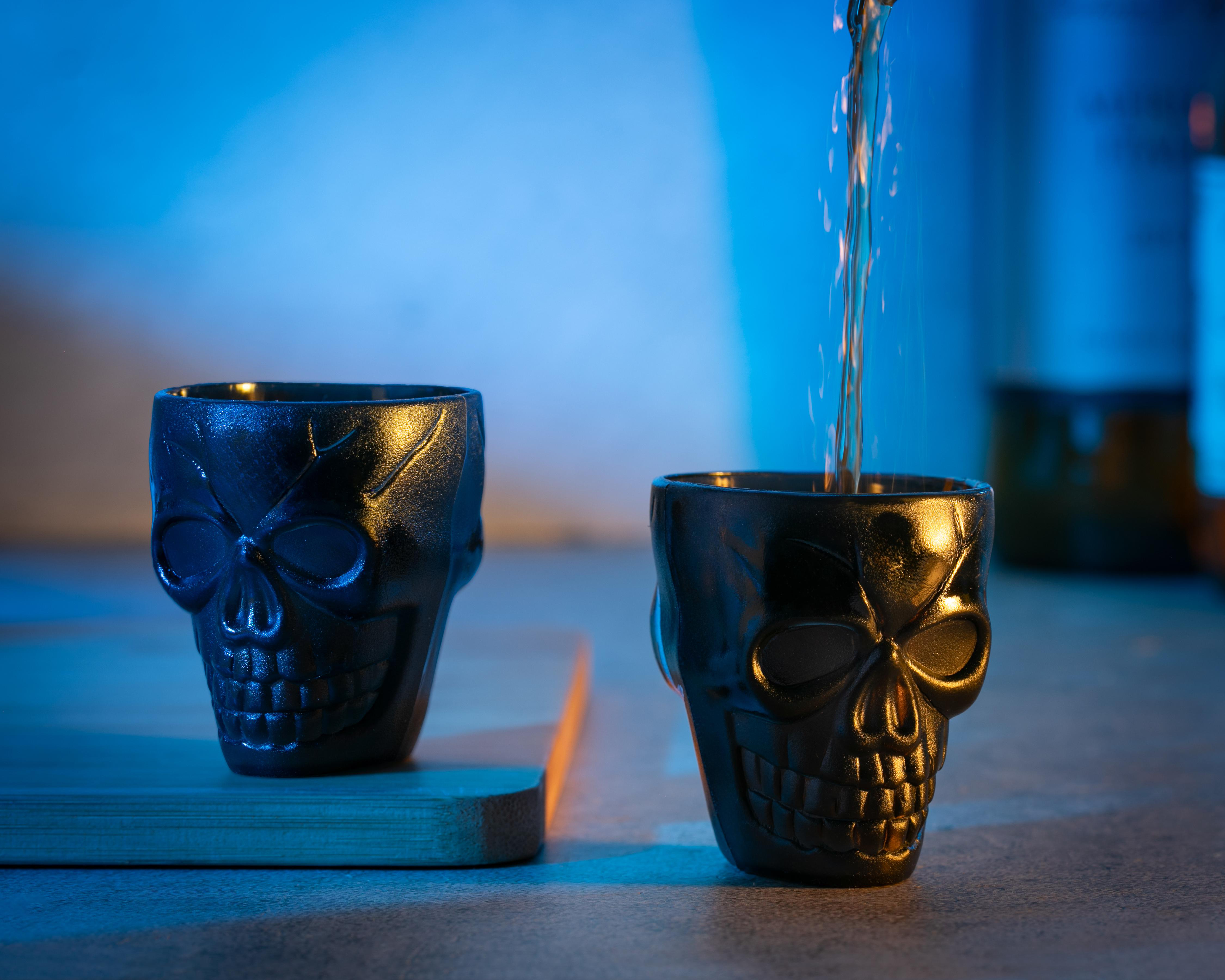 Foto 6 pulgar | Vasos Decorativos Calaveras de Halloween Jason de Polipropileno