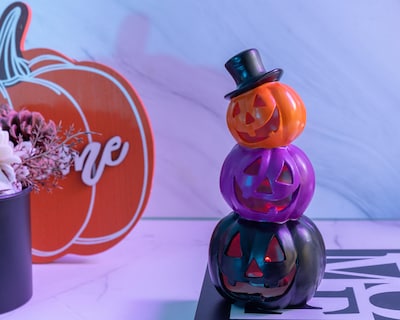 Foto 5 | Escultura de Calabazas de Halloween Blade de Cerámica