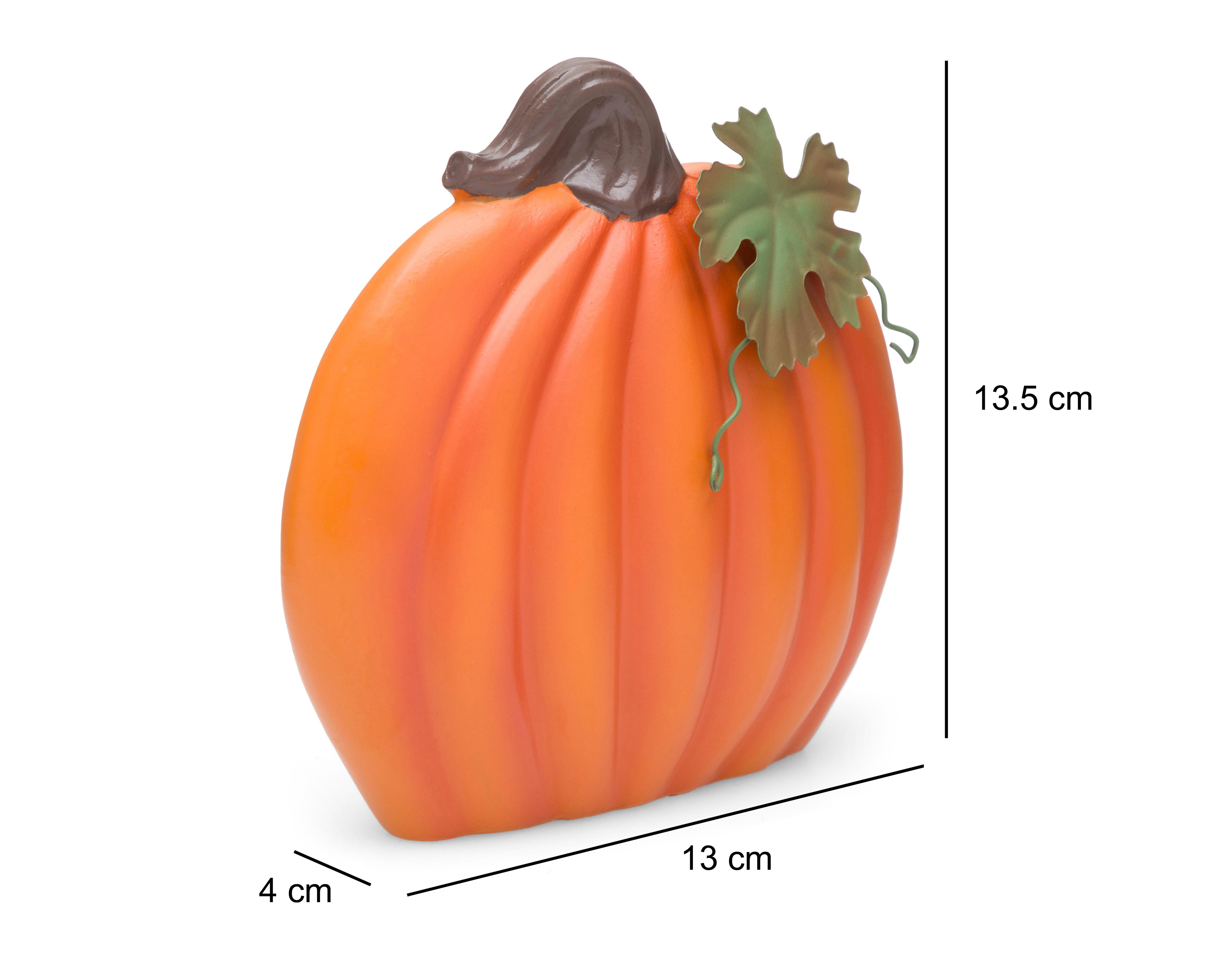 Foto 5 | Escultura de Calabaza Delight de Poliresina